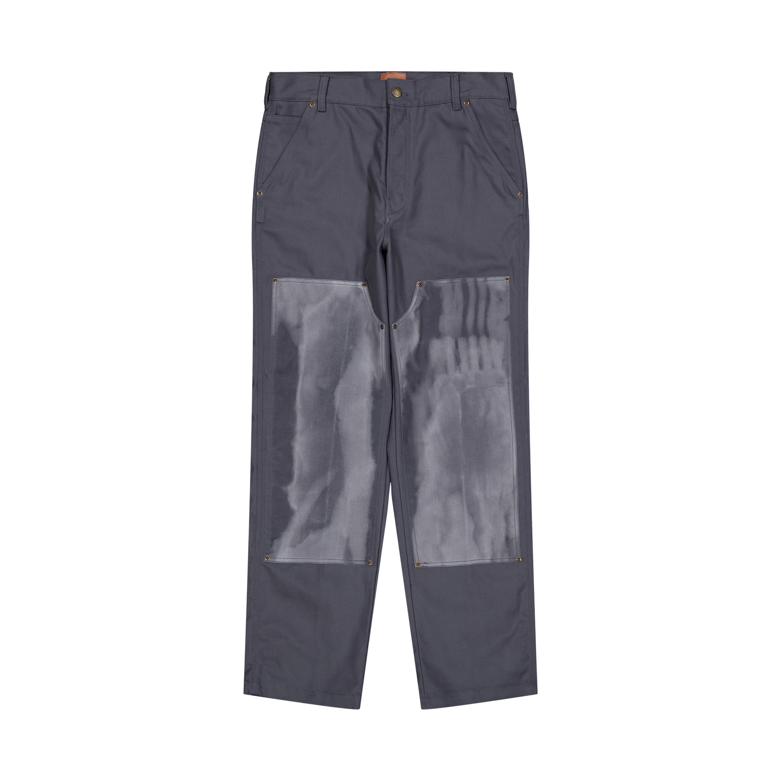 Lucas Waxed Double Knee Charcoal Grey