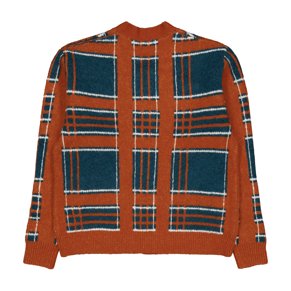 Galva Chk Cardigan Bombay Brown