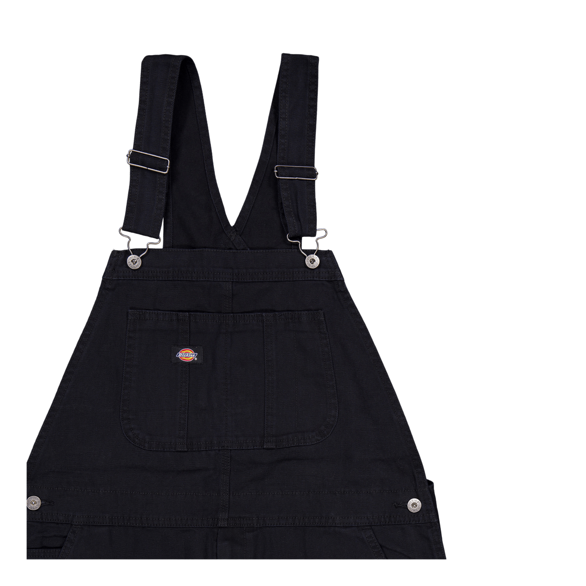 Dickies Duck Canvas Bib Stone Washed Black