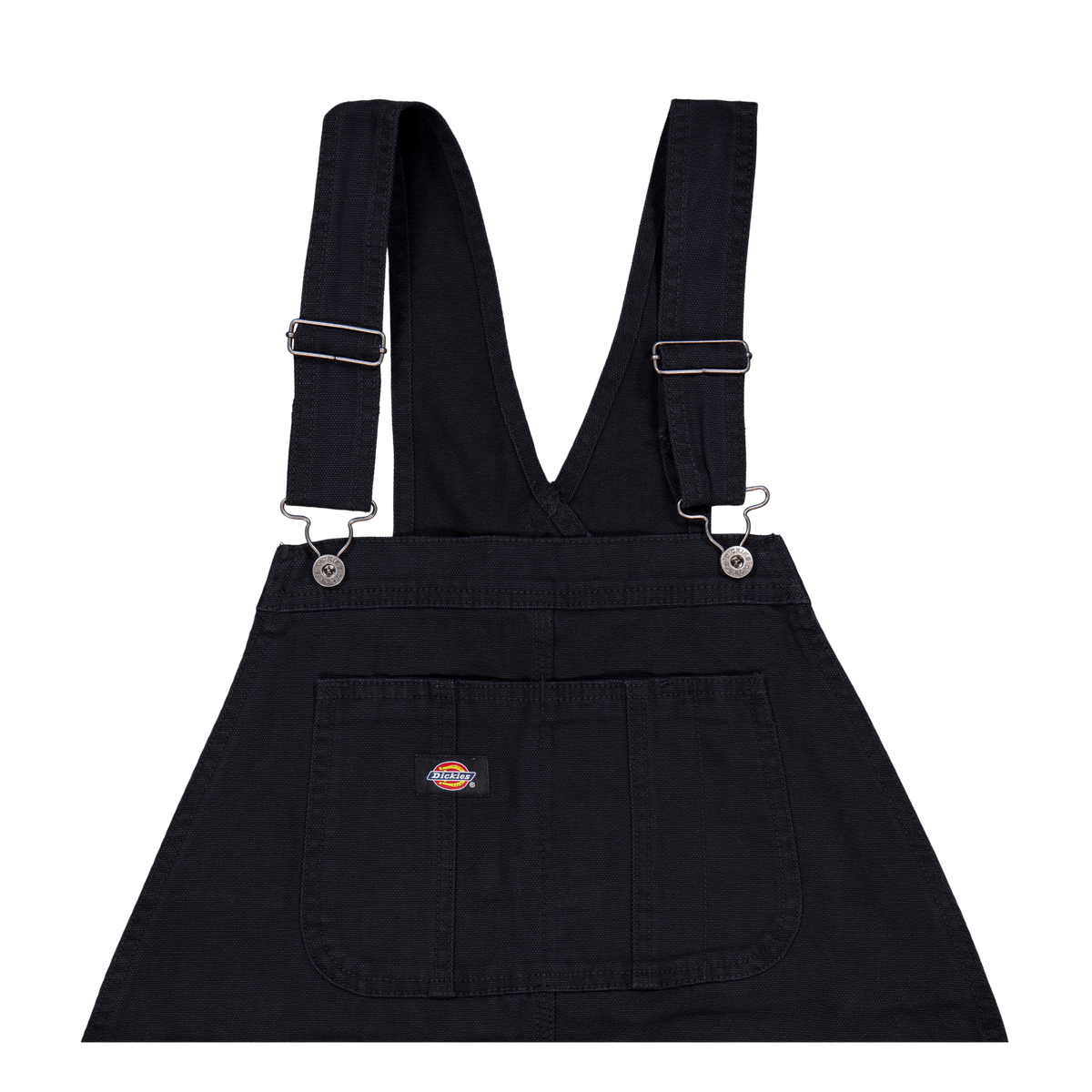 Dickies Duck Canvas Bib Stone Washed Black