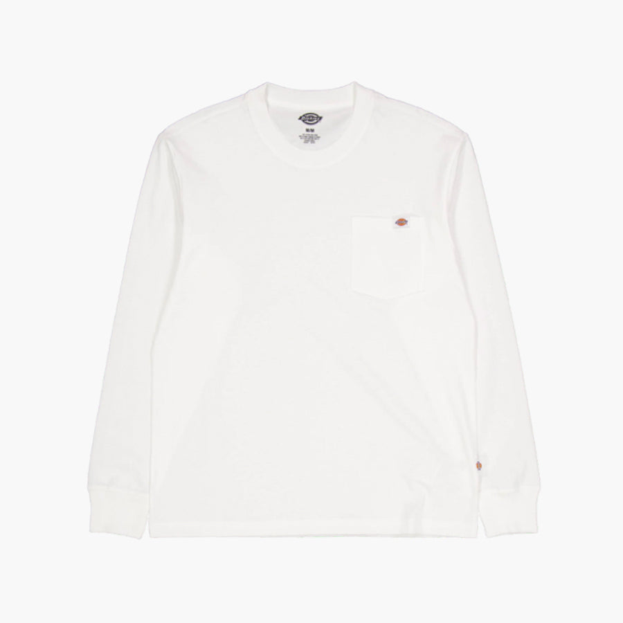 Luray Pocket Tee Ls White