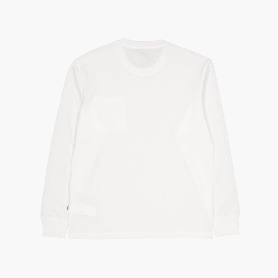 Luray Pocket Tee Ls White