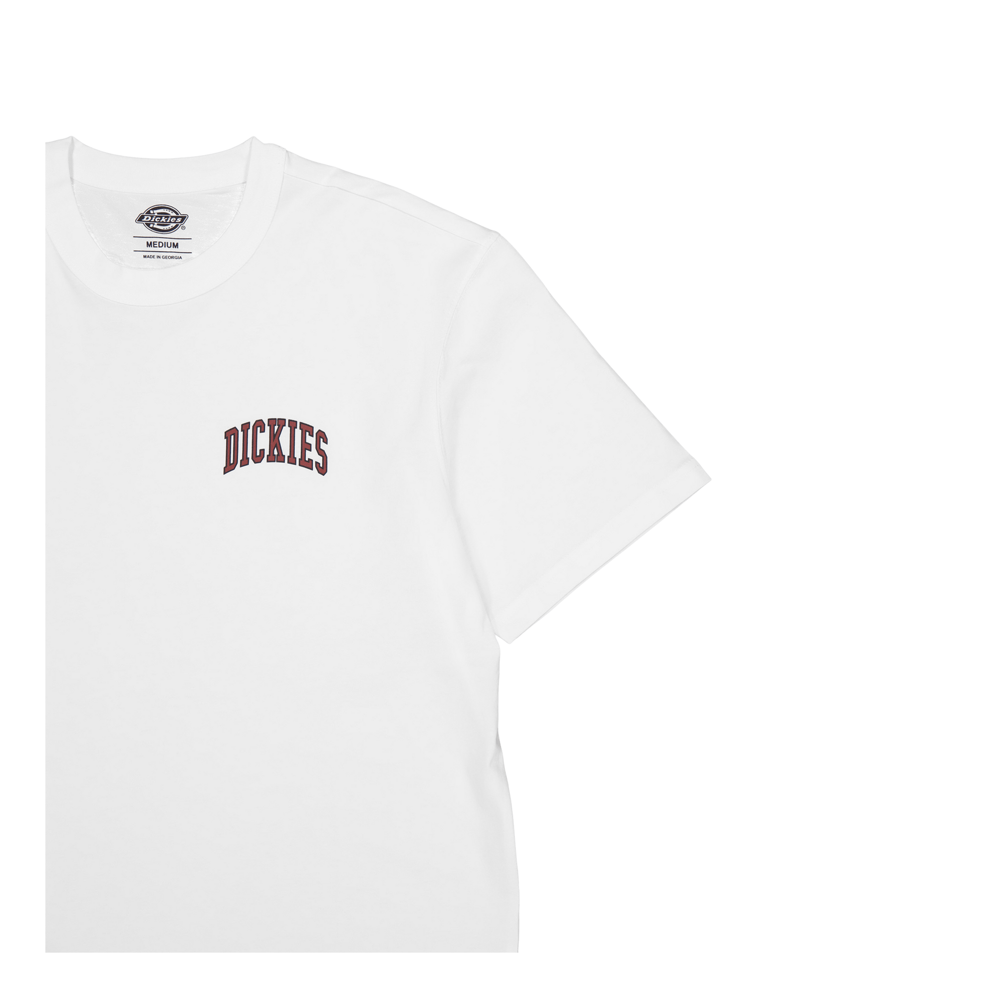 Aitkin Chest Tee Ss White/fired Brick