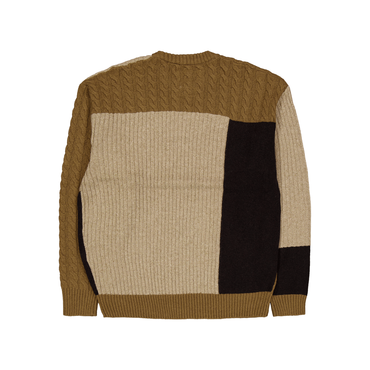 Lucas Patchwork Sweater Black