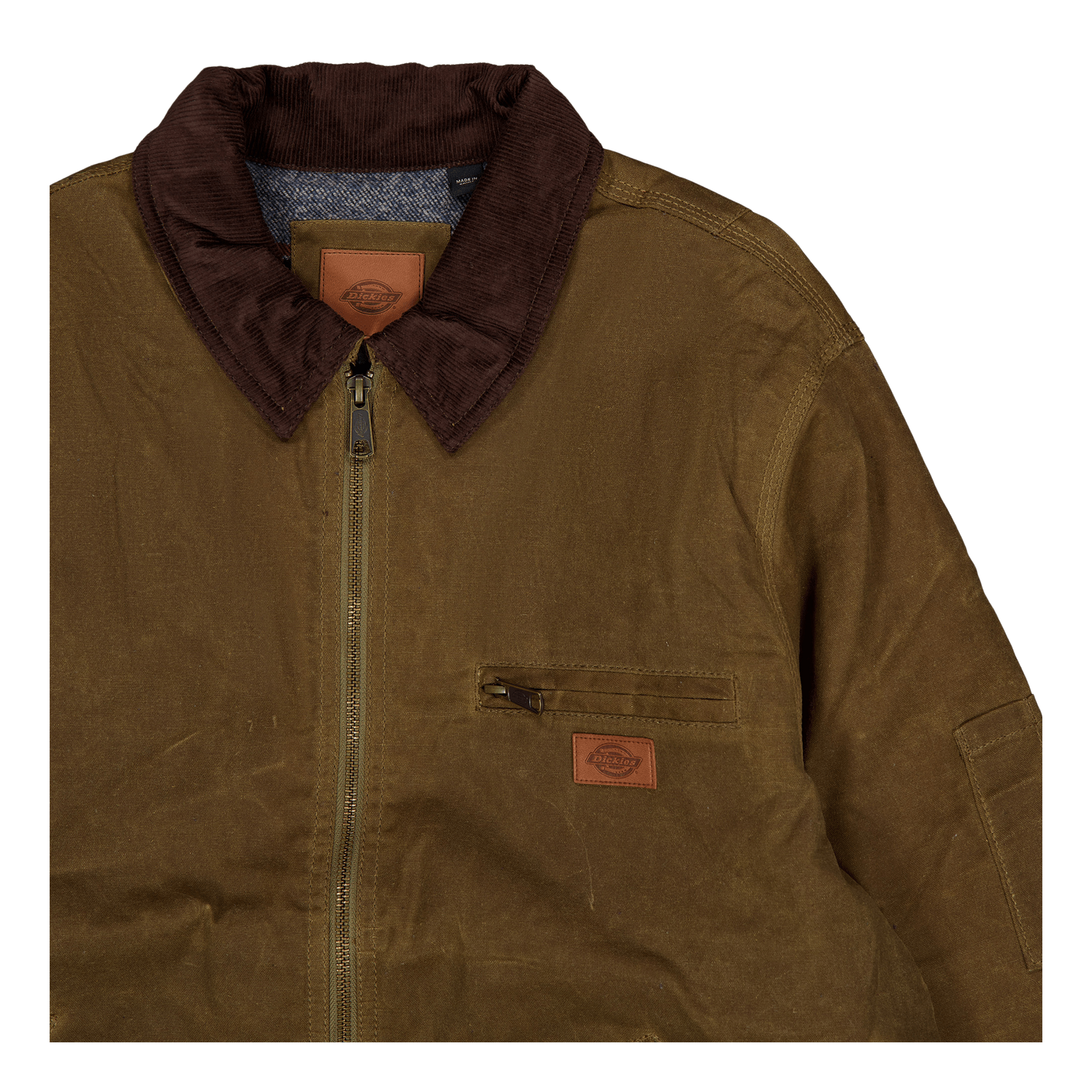 Lucas Waxed Zip Jacket Acorn