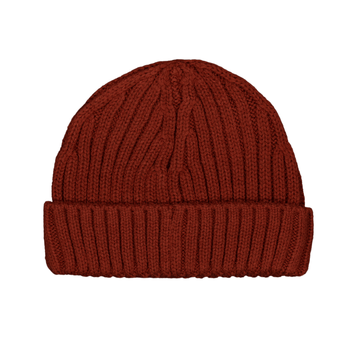 Garnett Fisherman Beanie Fired Brick