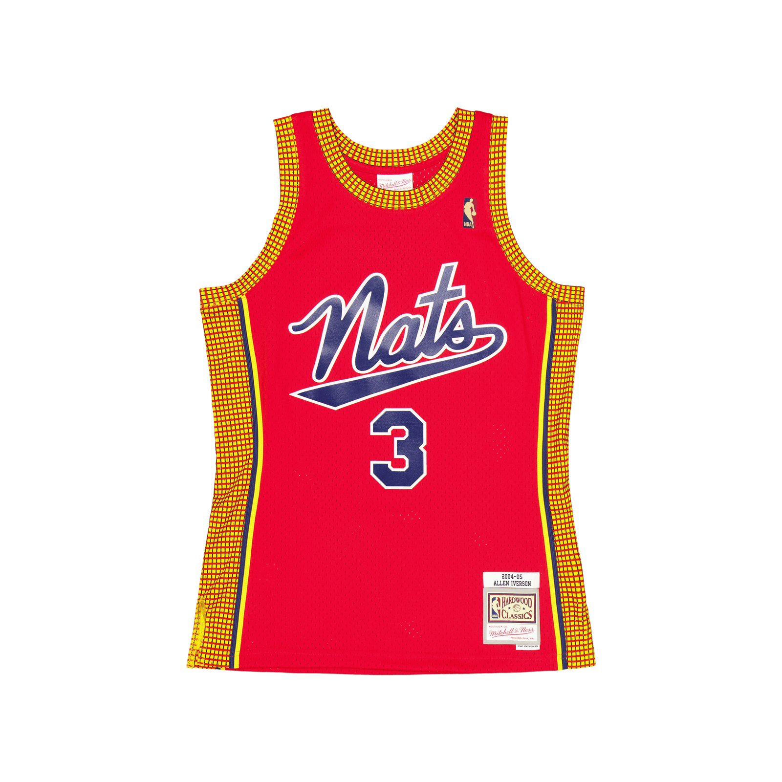 76ers Swingman Jersey Iverson Light Red