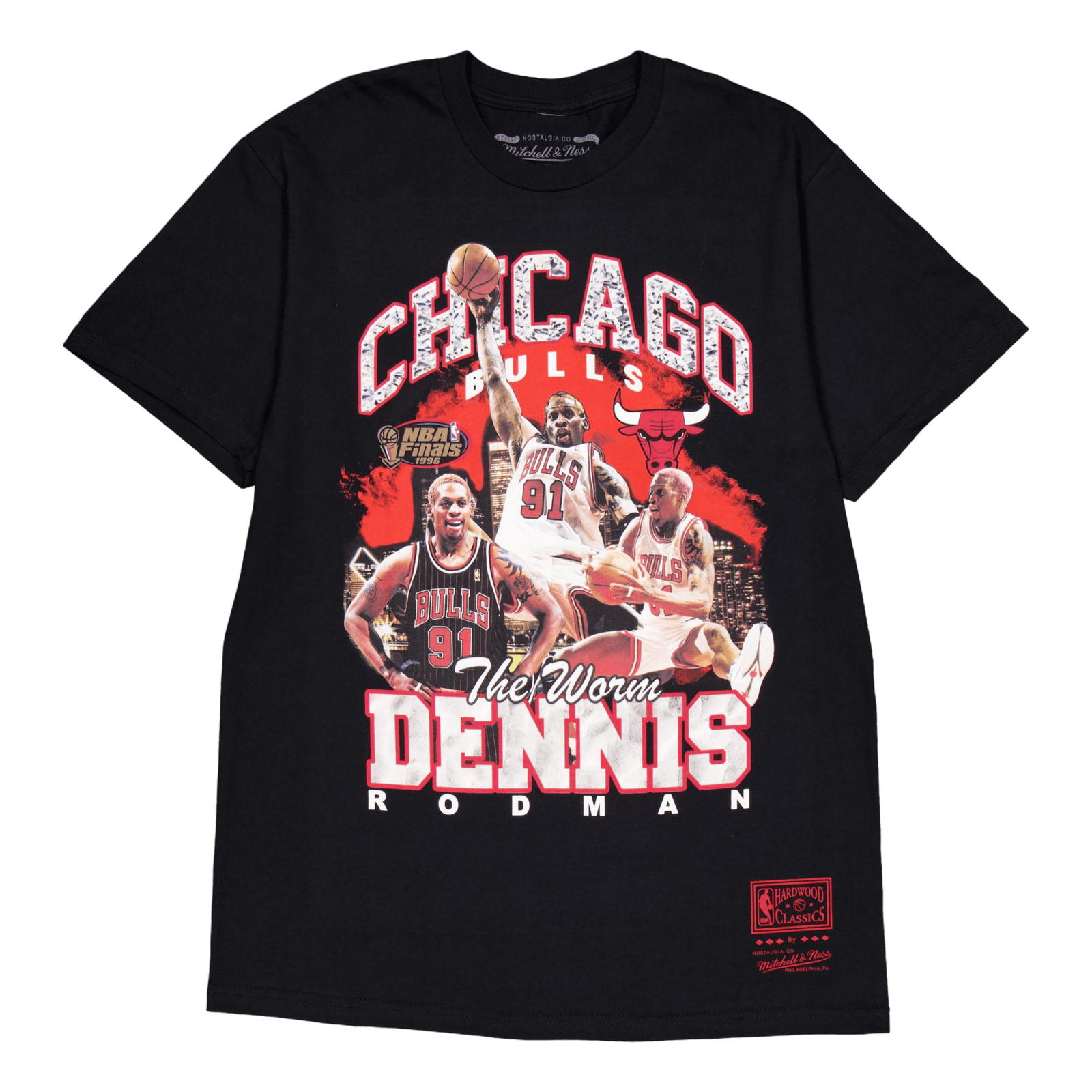 Bulls Bling Ss Tee Rodman Black