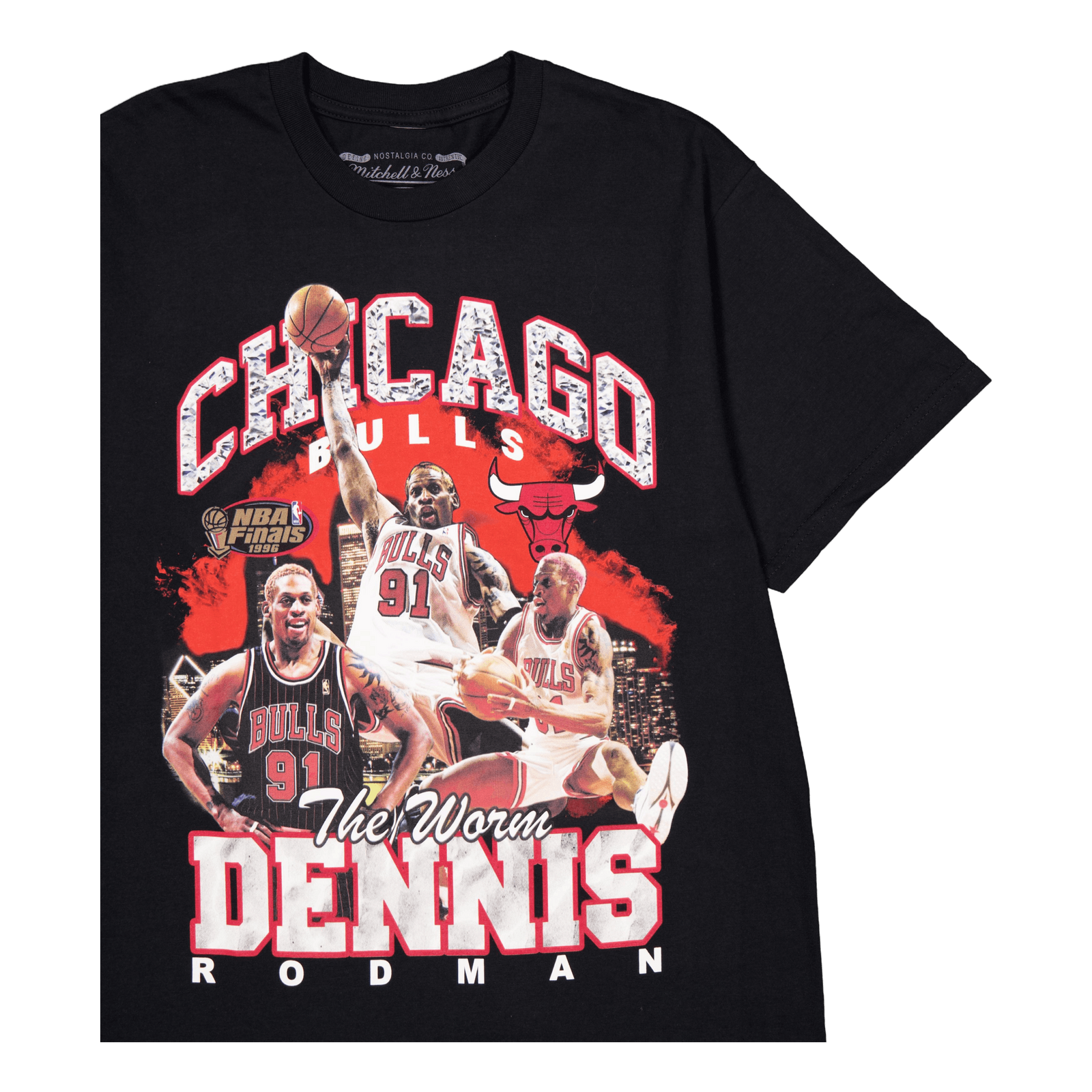 Bulls Bling Ss Tee Rodman Black