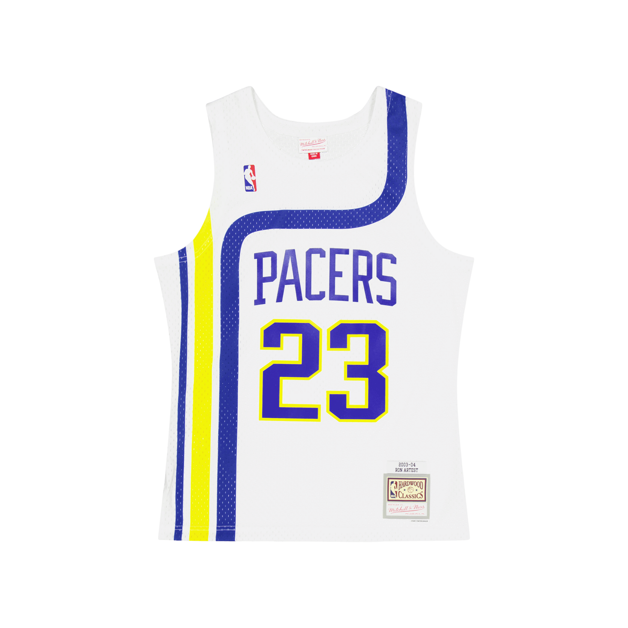 Pacers Swingman Jersey Artest White