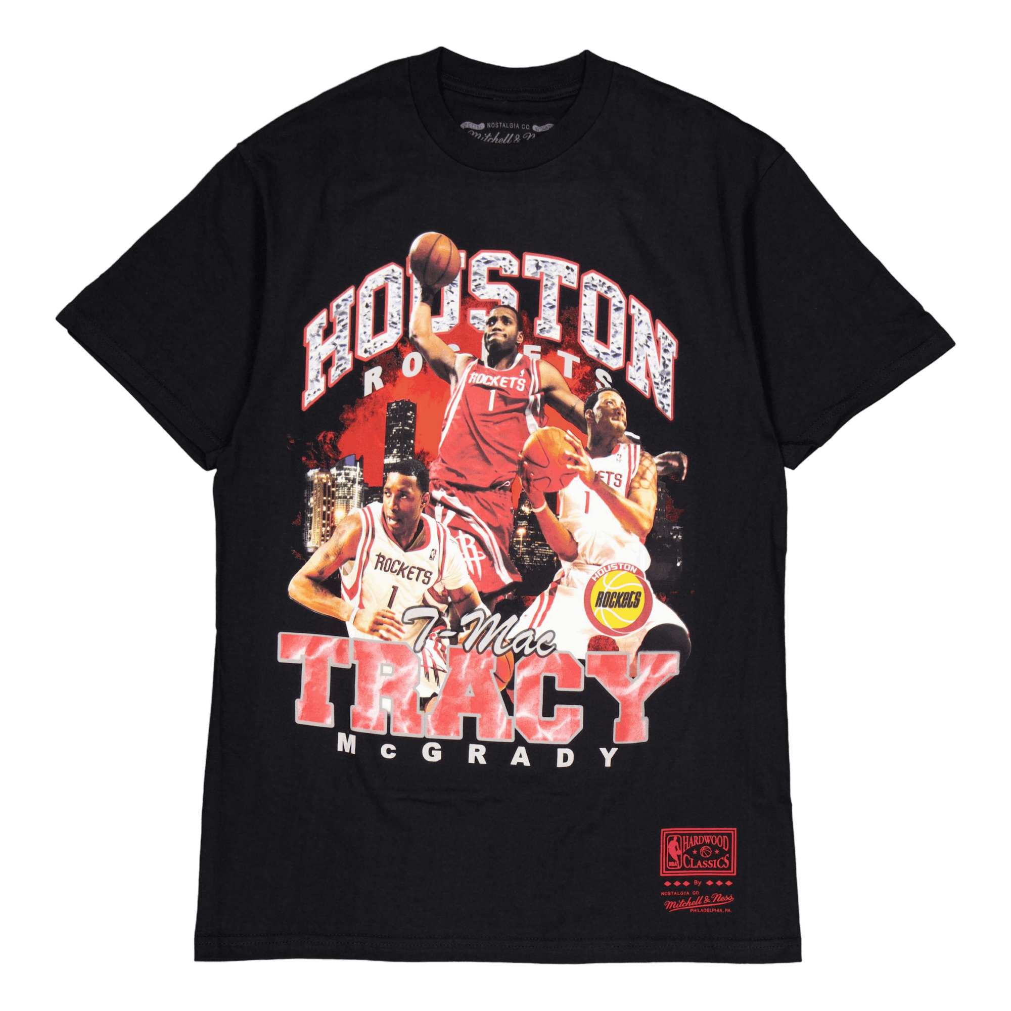 Rockets Bling Ss Tee Mcgrady Black