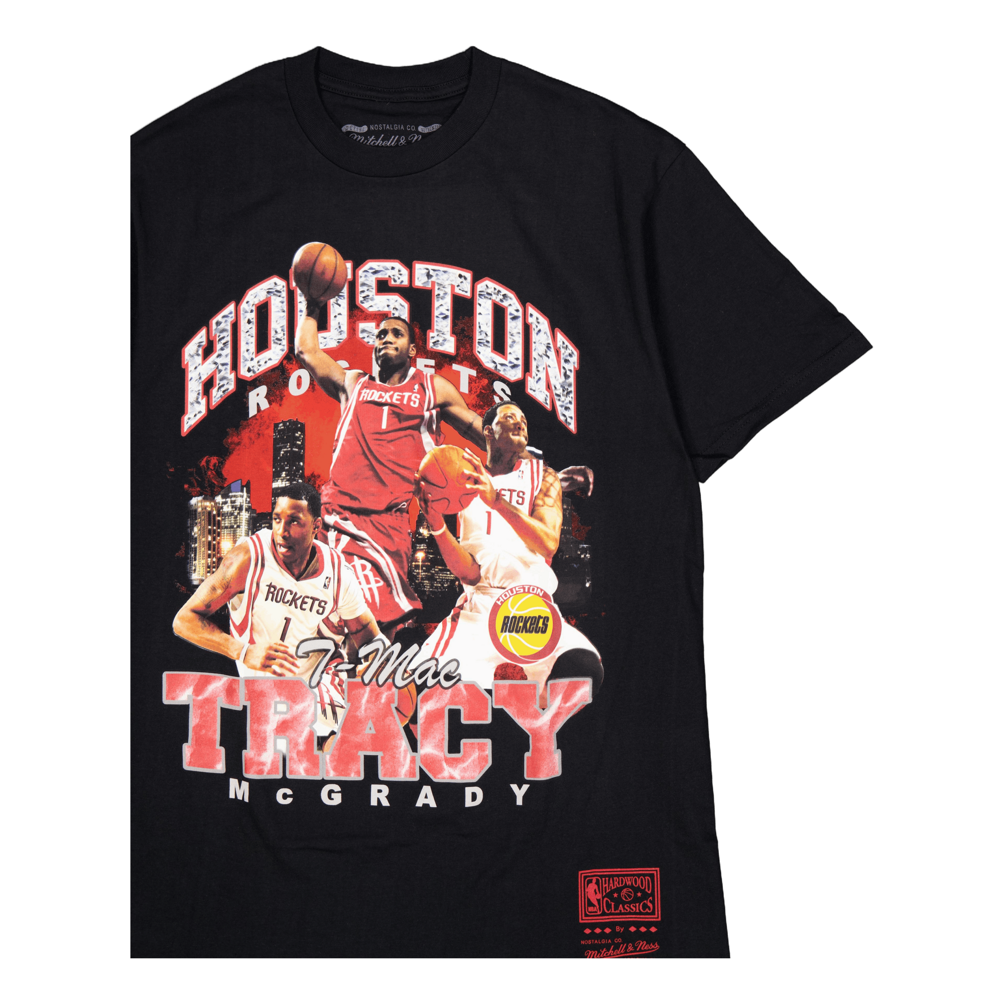 Rockets Bling Ss Tee Mcgrady Black