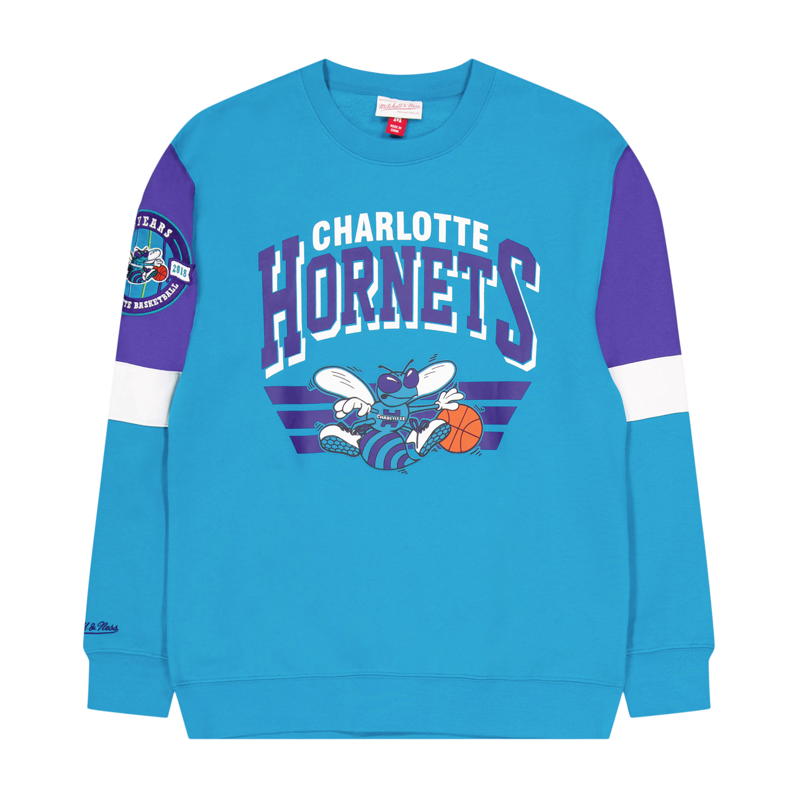 Hornets All Over Crew 3.0 Hornets Blue