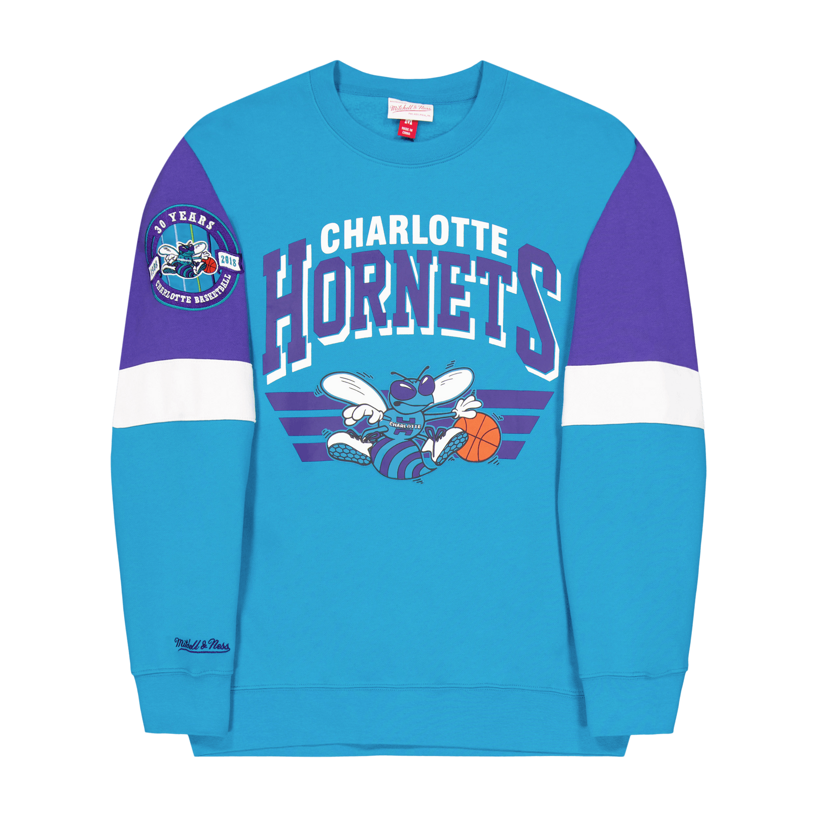 Hornets All Over Crew 3.0 Hornets Blue