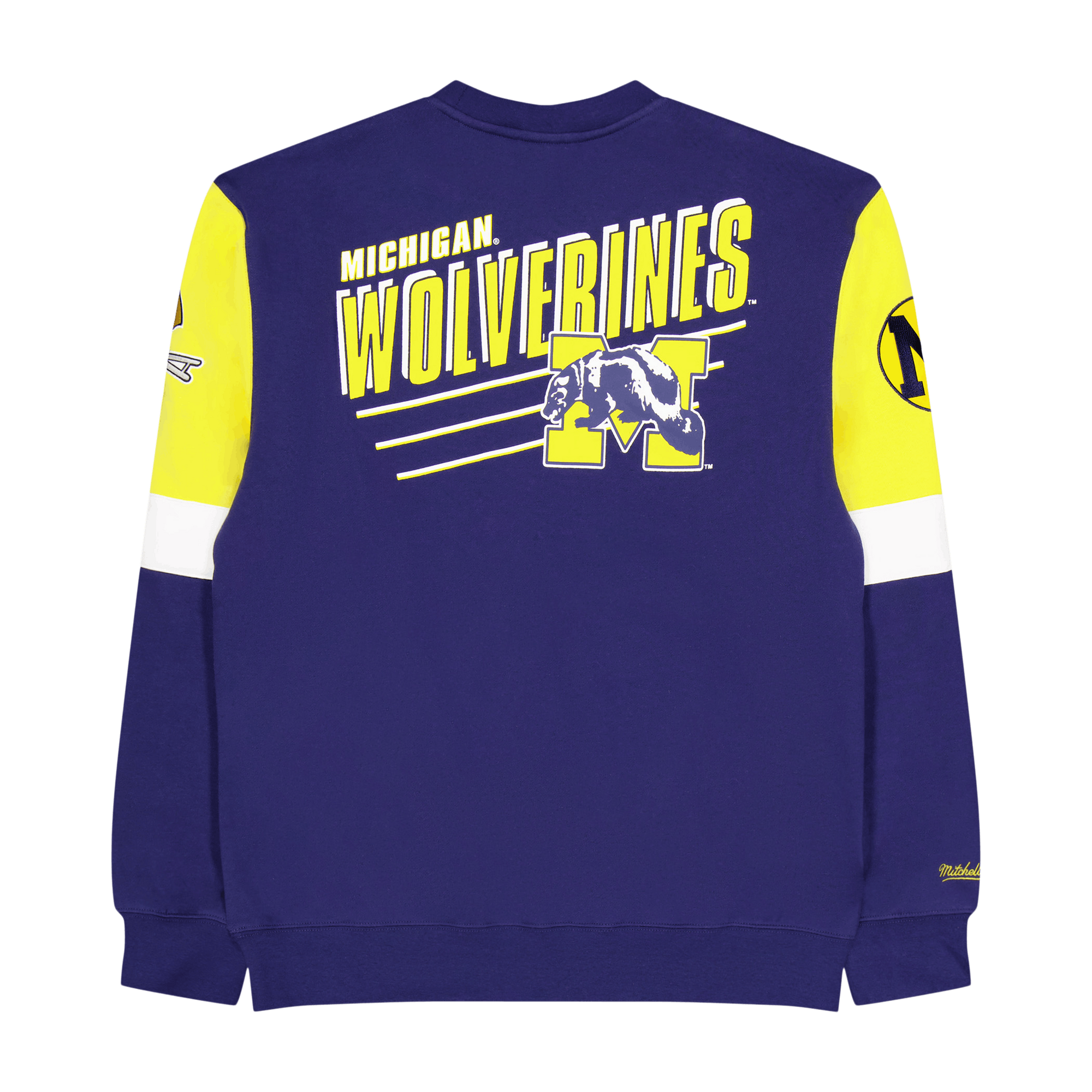 Wolverines All Over Crew 3.0 Navy