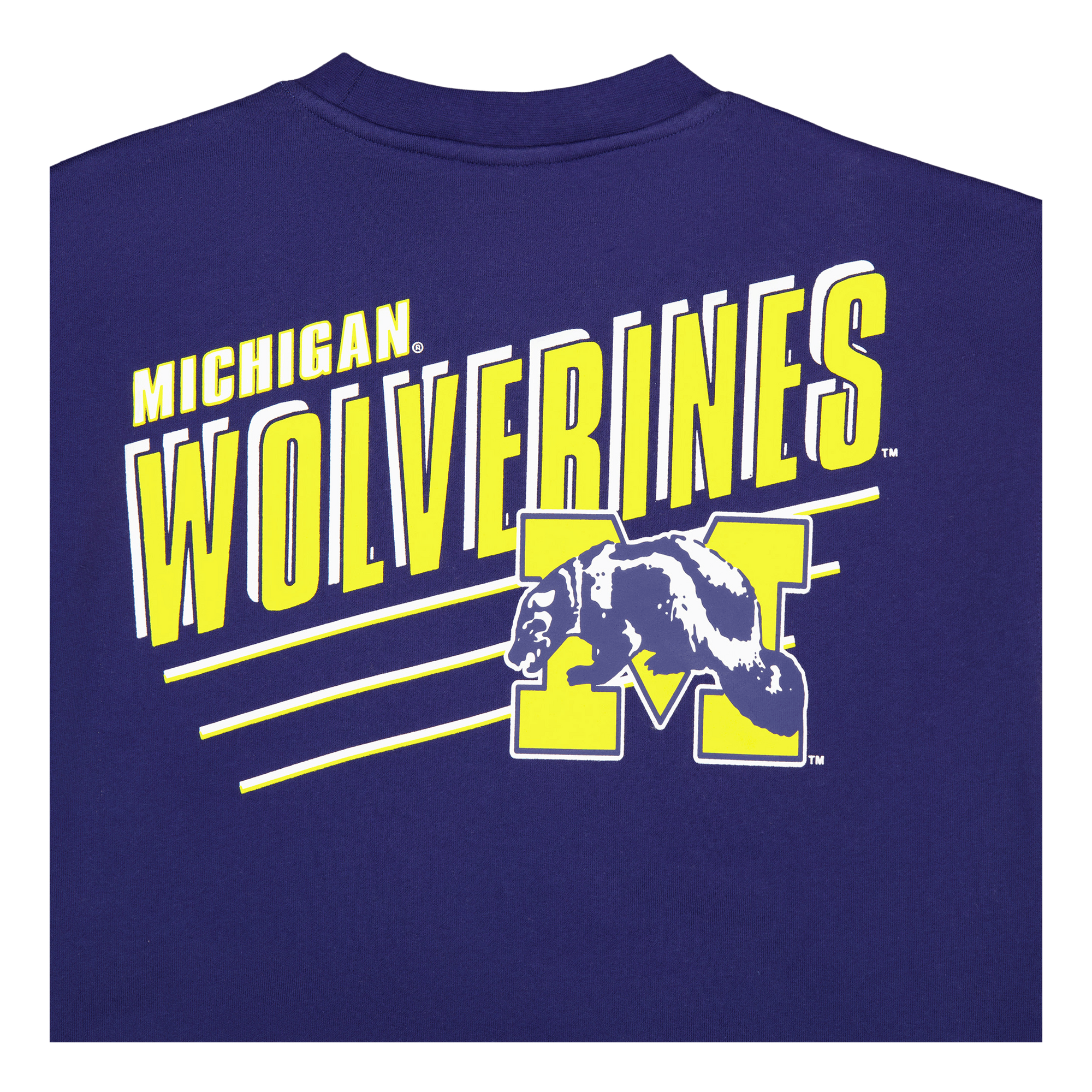 Wolverines All Over Crew 3.0 Navy