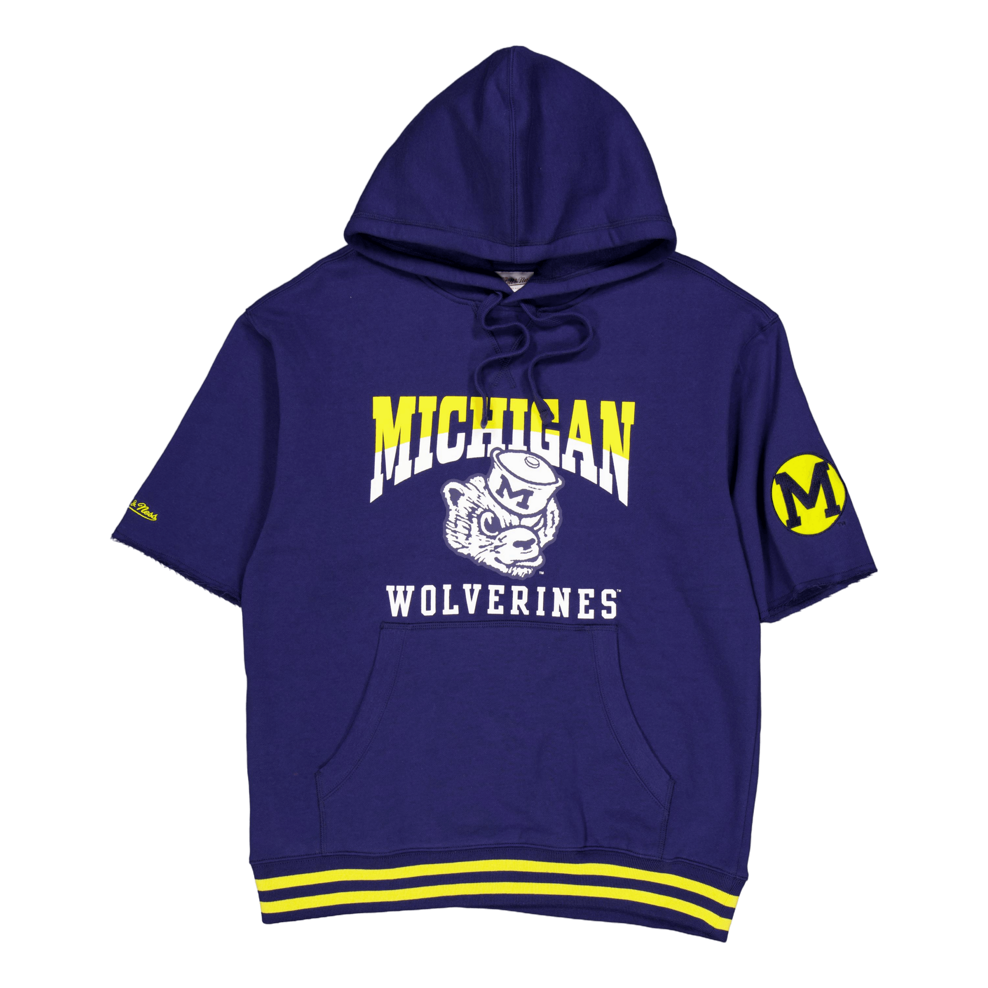 Wolverines Pre-game Ss Fleece  Navy