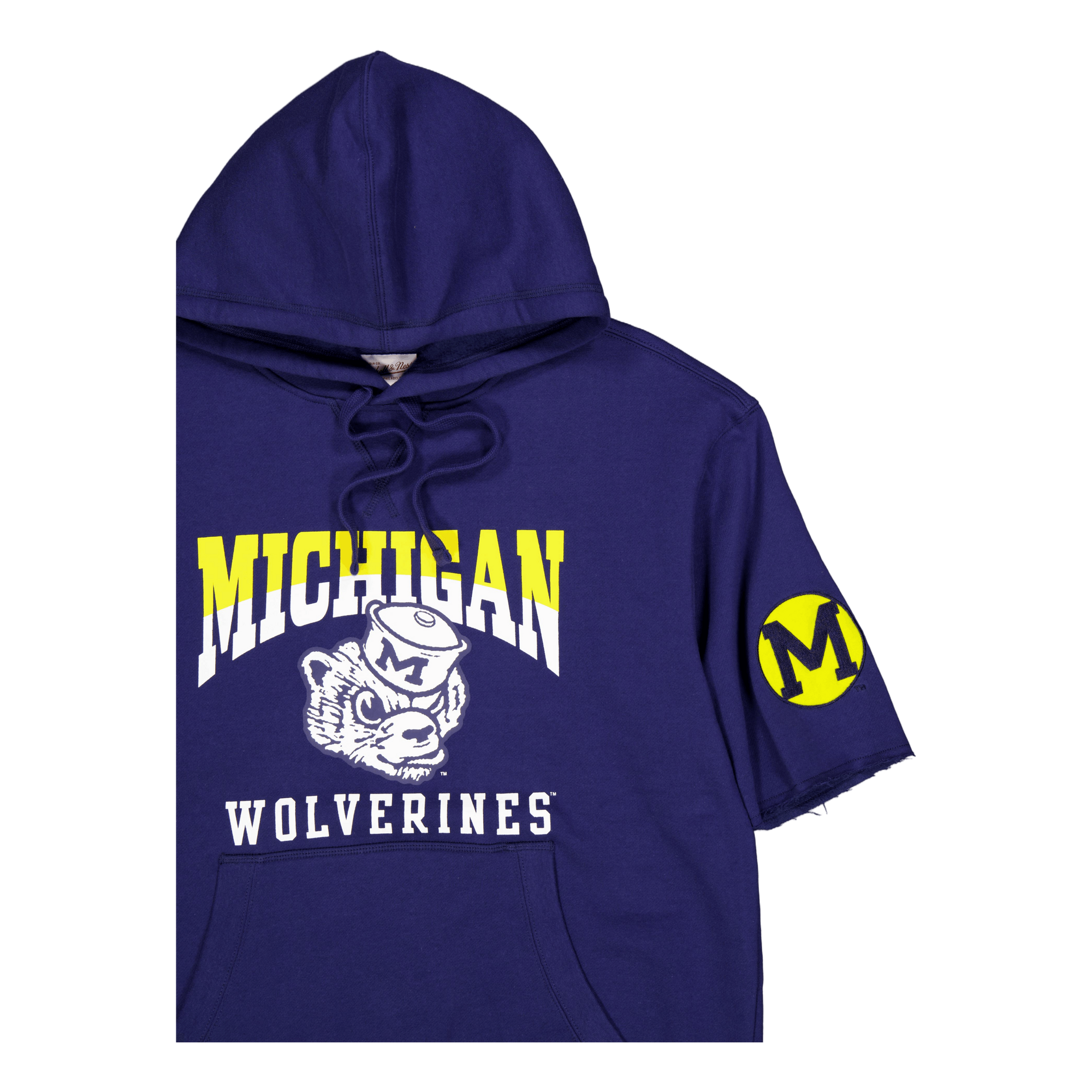 Wolverines Pre-game Ss Fleece  Navy