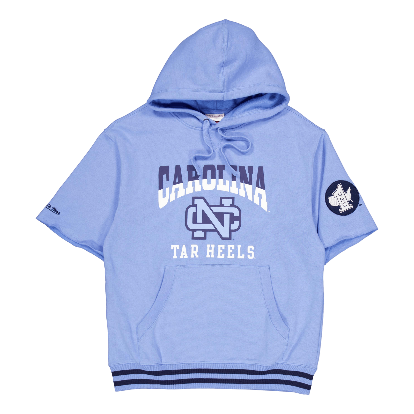 Unc Pre-game Ss Fleece Hoodie Light Blue