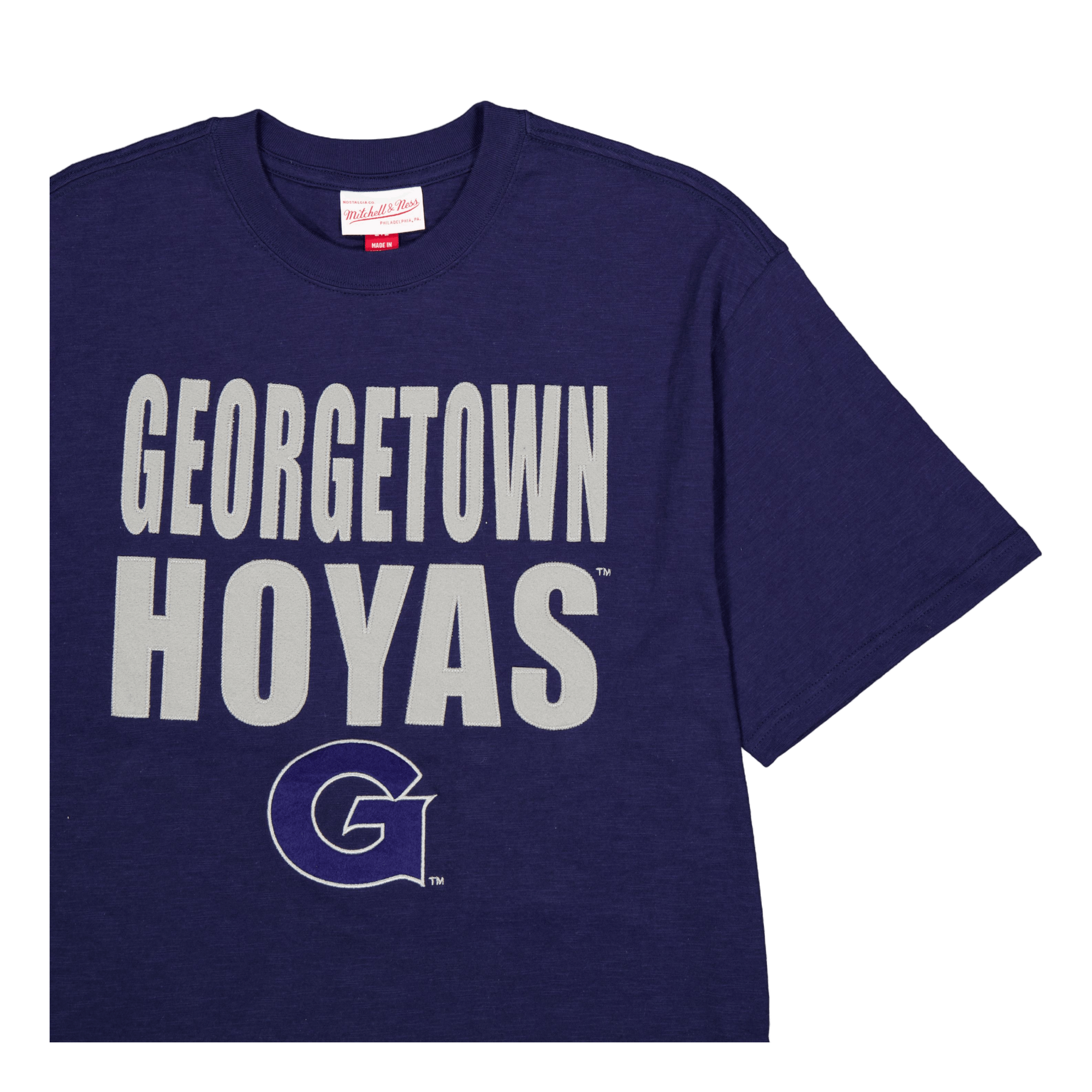 Hoyas Legendary Slub S/s Tee Navy