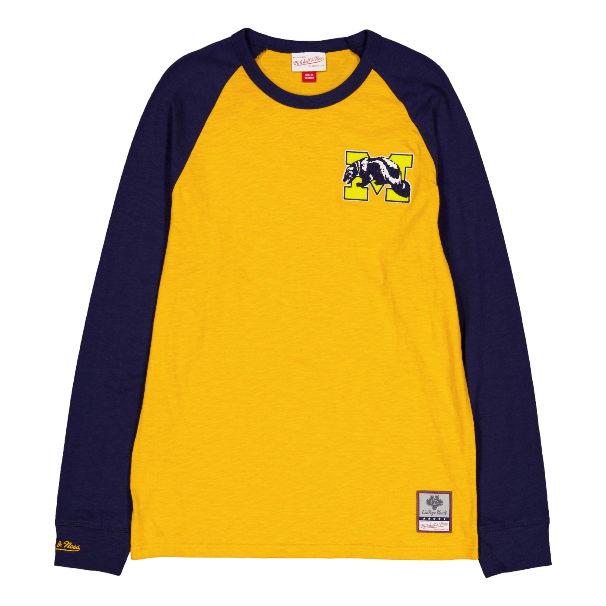 Wolverines Legendary Slub L/s  Yellow/navy