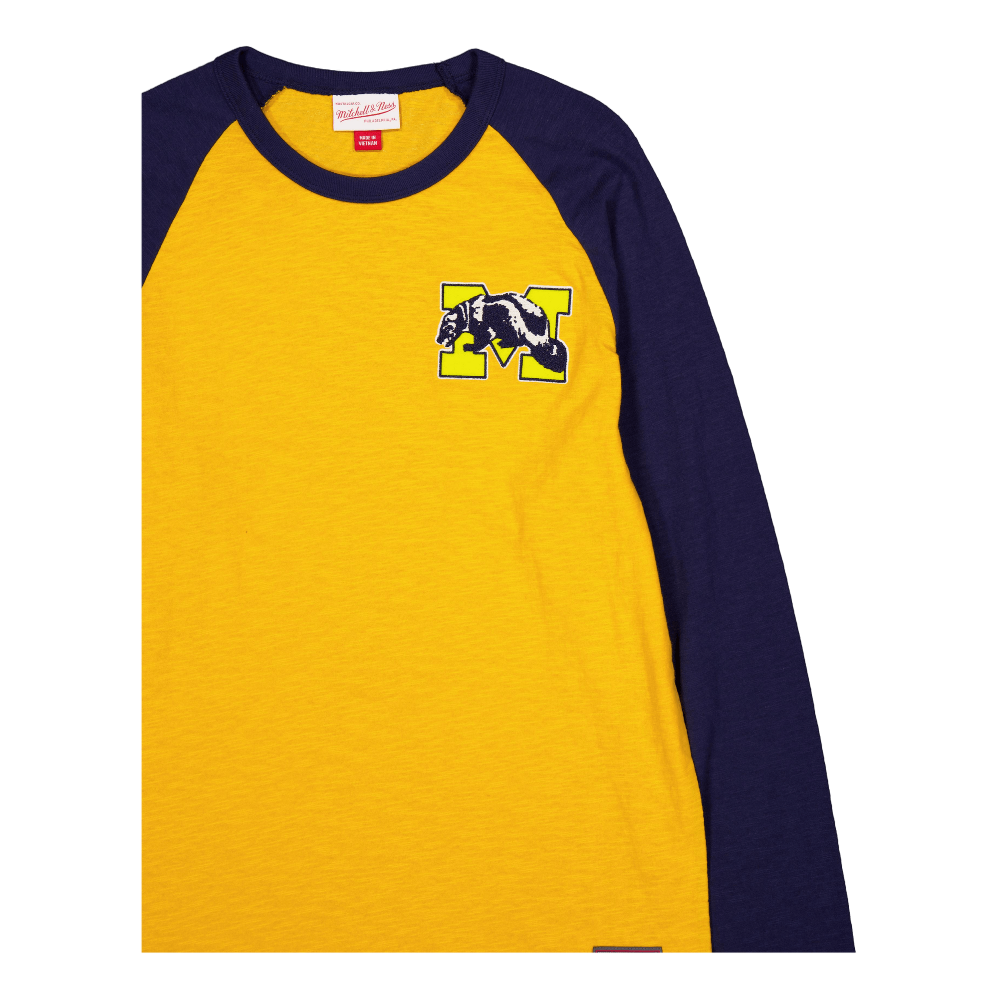 Wolverines Legendary Slub L/s  Yellow/navy