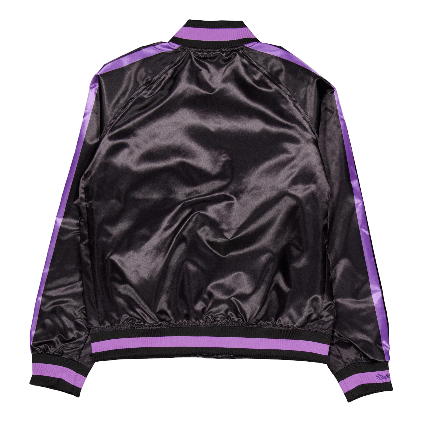 Lakers Womens Raglan Satin Jac Black