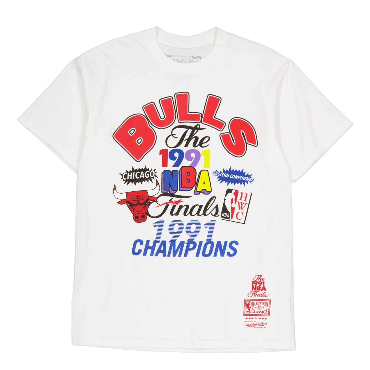 Bulls Champs Fest Ss Tee Hwc White