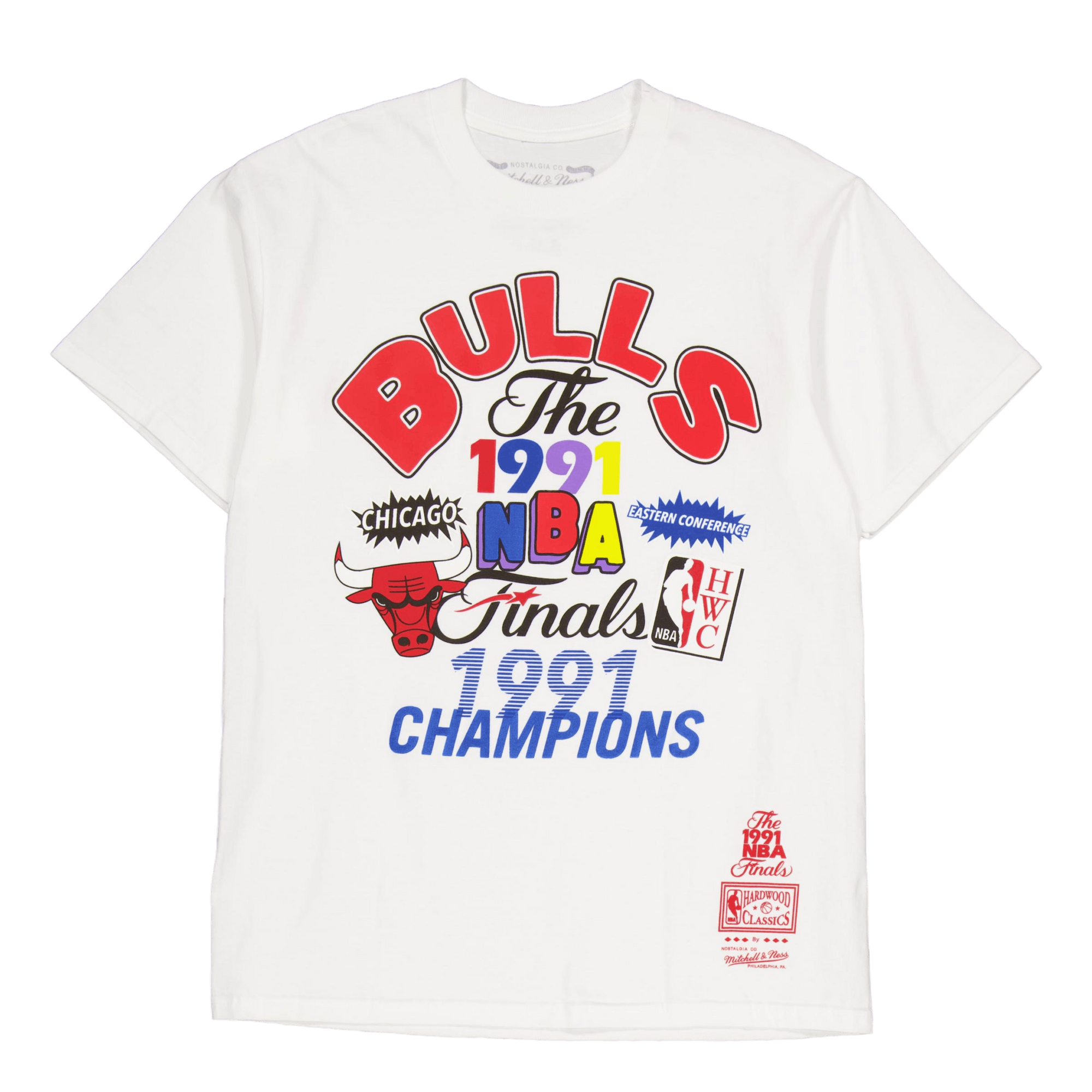 Bulls Champs Fest Ss Tee Hwc White