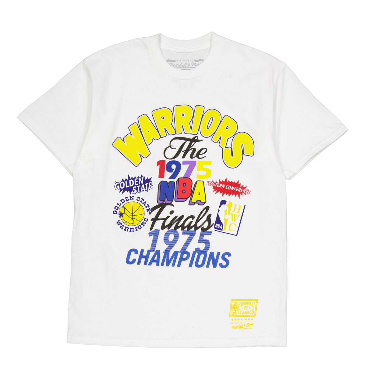 Warriors Champs Fest Ss Tee Hw White