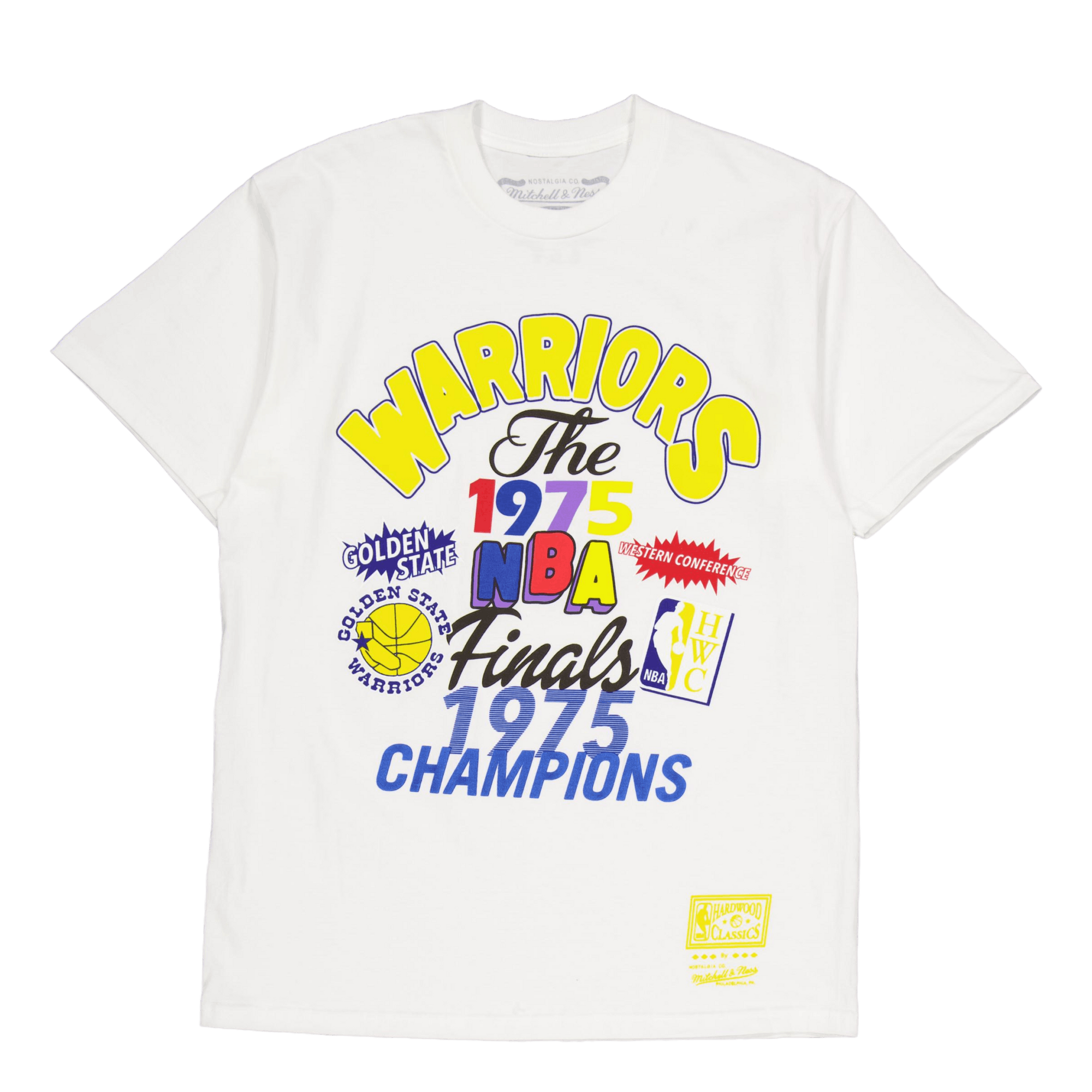 Warriors Champs Fest Ss Tee Hw White