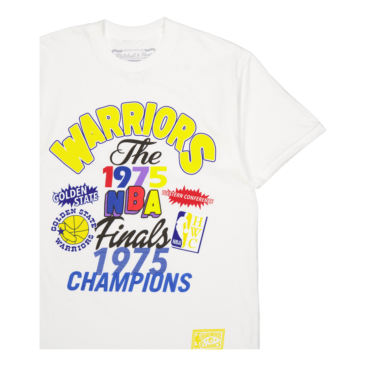 Warriors Champs Fest Ss Tee Hw White