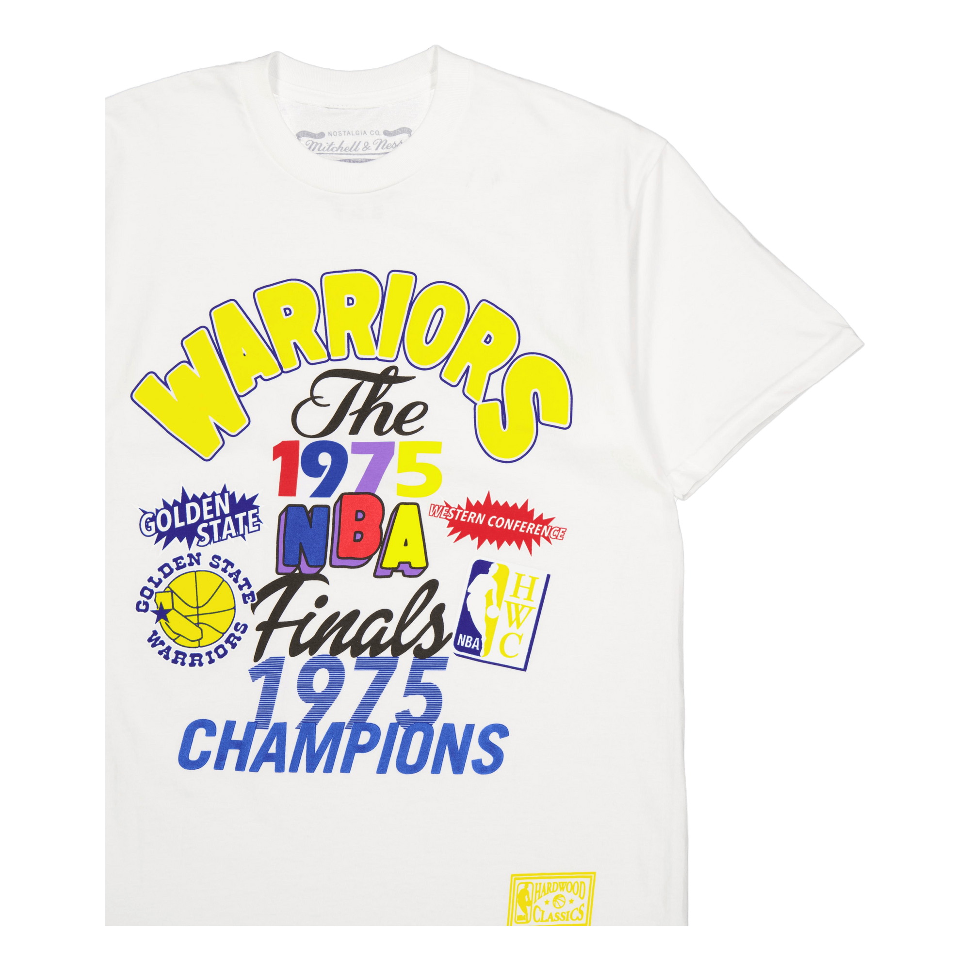 Warriors Champs Fest Ss Tee Hw White