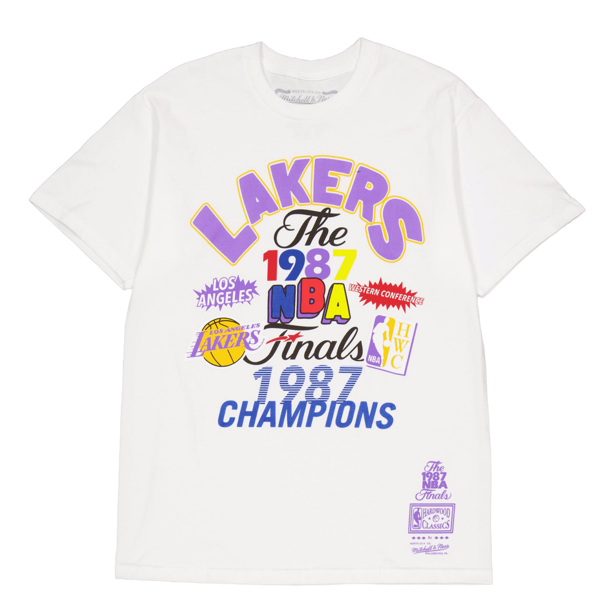 Lakers Champs Fest Ss Tee Hwc White