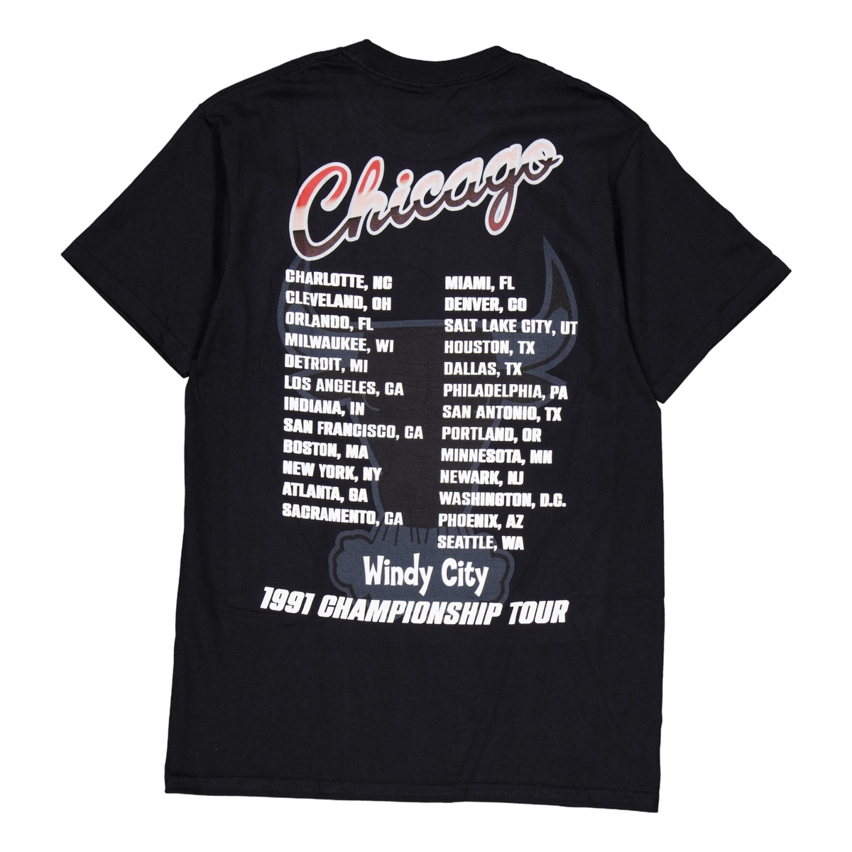 Bulls Rock On Tour Ss Tee Hwc Black