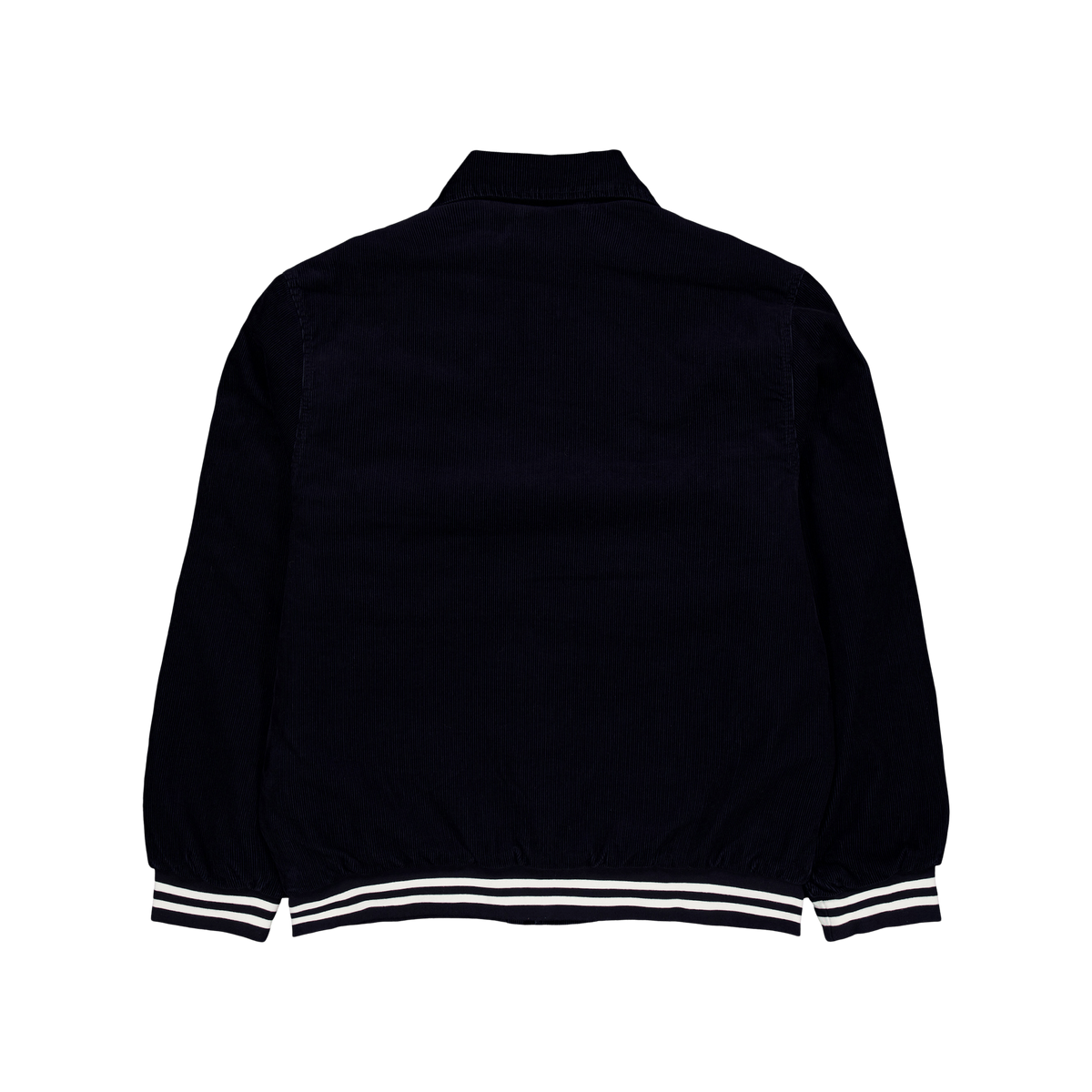 Rugged Letterman Jacket Dark Navy / Wax