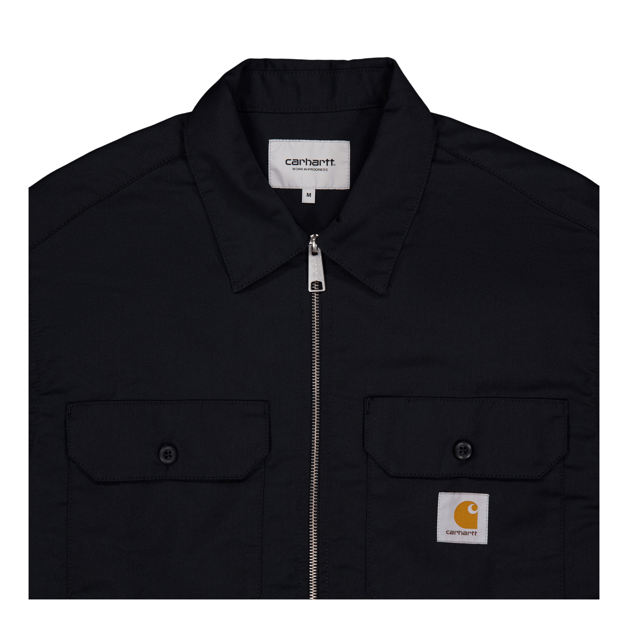 L/s Craft Zip Shirt Black