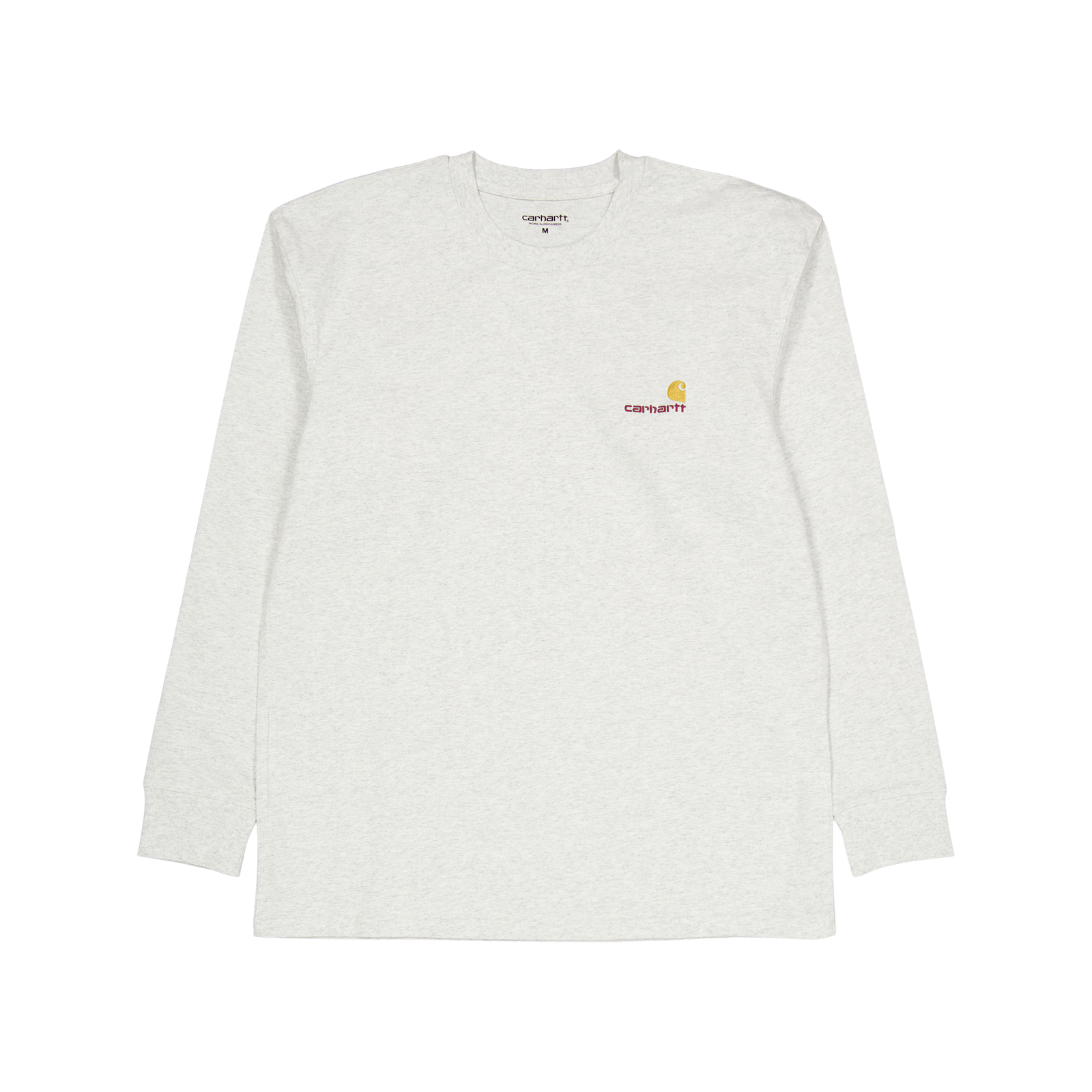 L/s American Script T-shirt Ash Heather