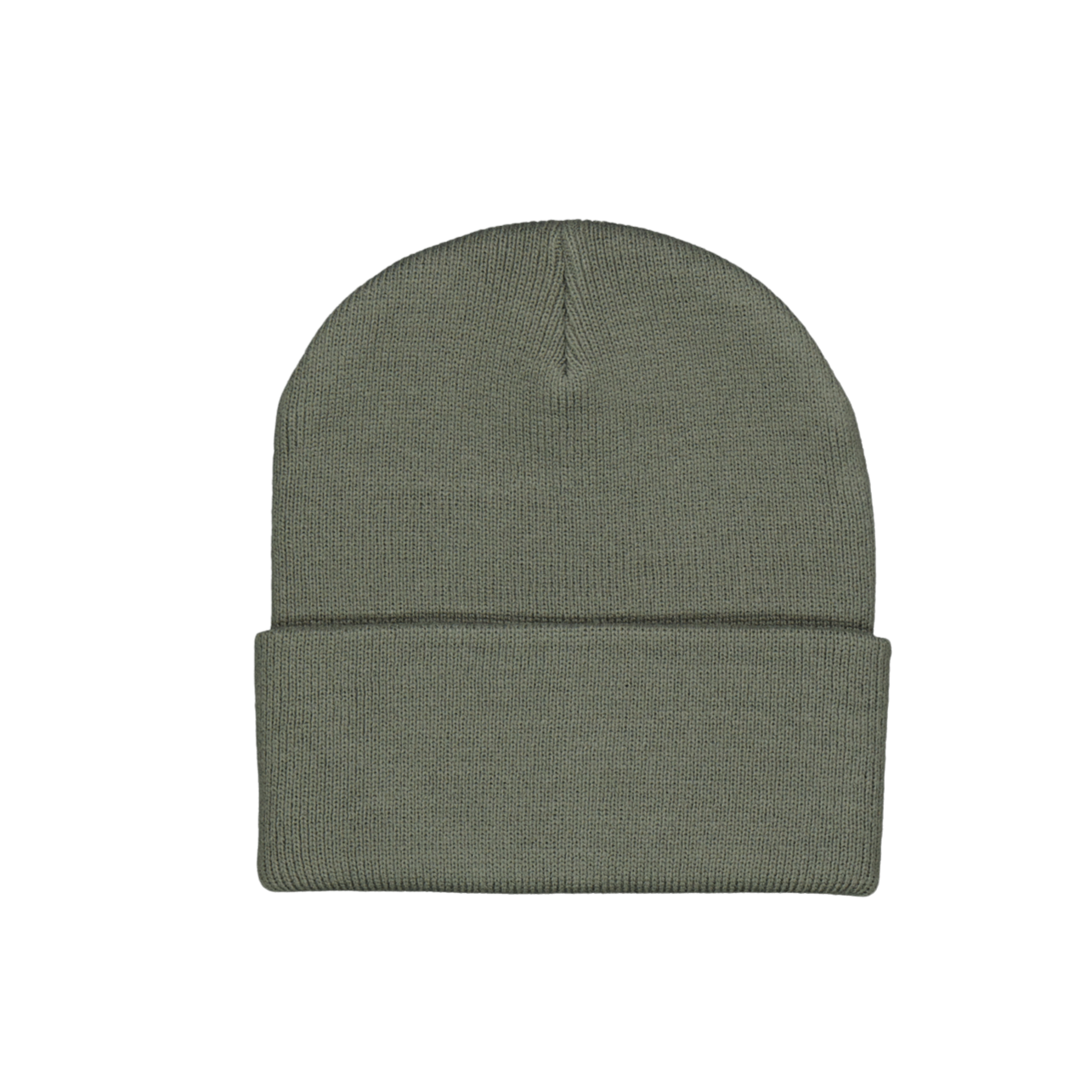 Short Watch Hat Smoke Green