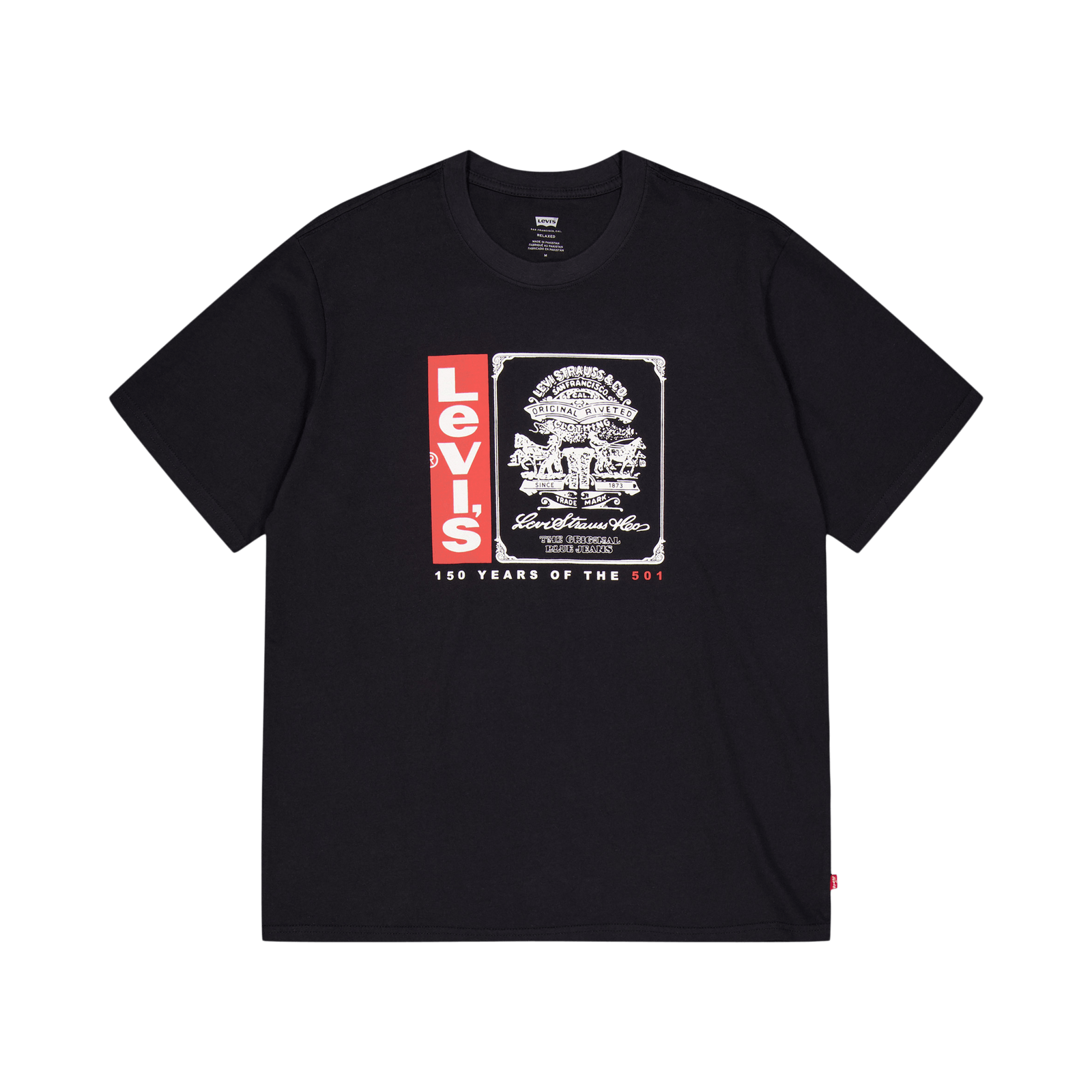 Ss Relaxed Fit Tee Blacks 501 150 Archival Cav