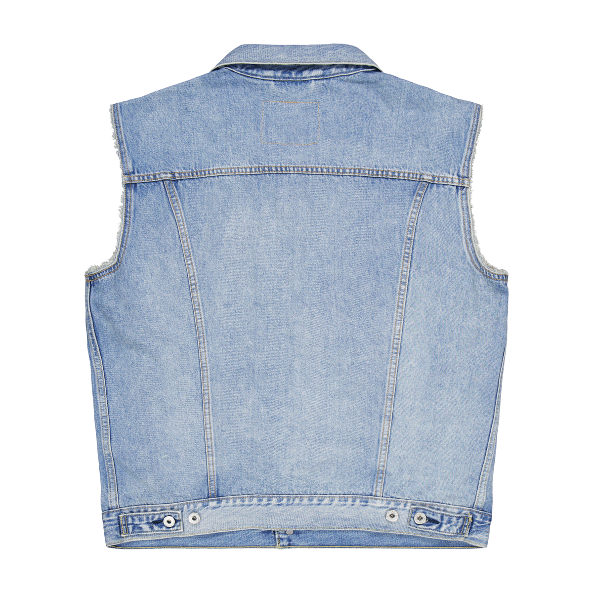 Relaxed Trucker Vest Med Indig Kentucky Blue Vest