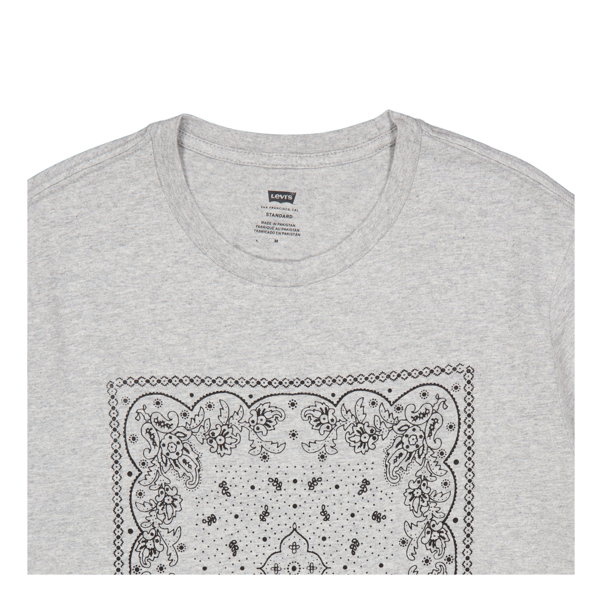 Graphic Crewneck Tee Greys Bandana Bw Mhg