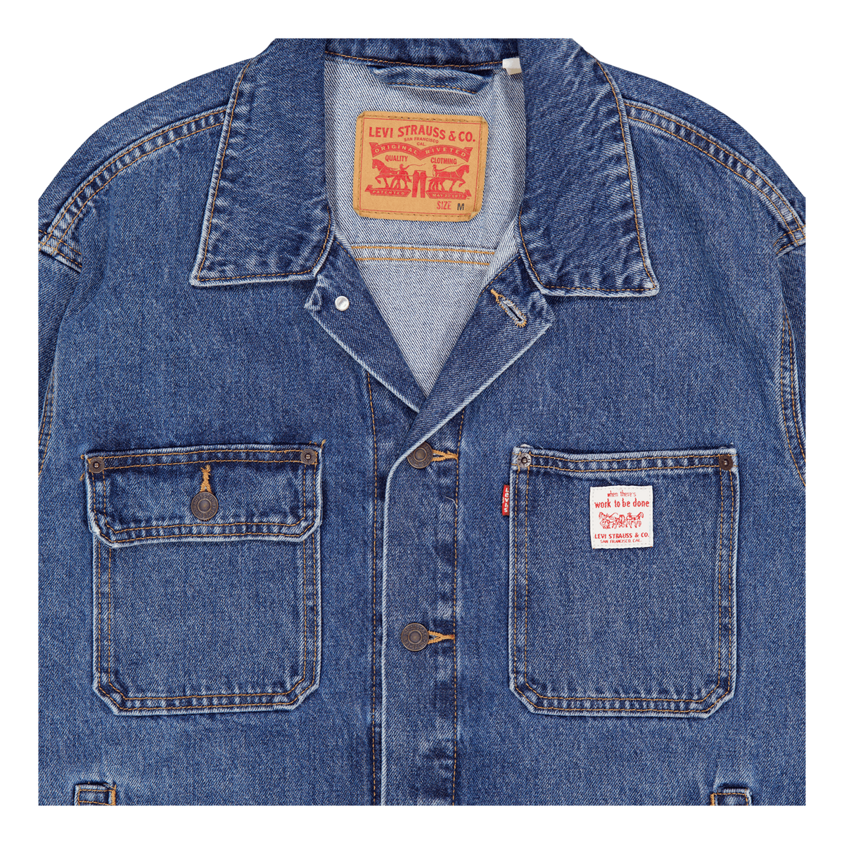 Sunrise Trucker Med Indigo - F Thrift Indigo Trucke