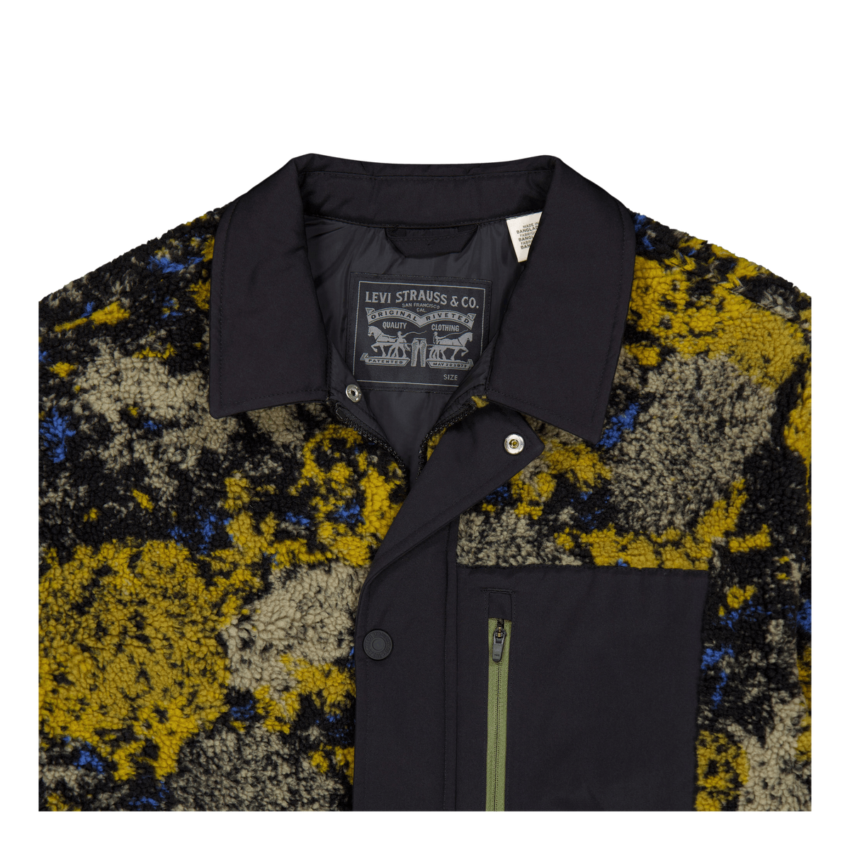 Buchanan Sherpa Jacket Multi-c Jacquard Forrest Cam