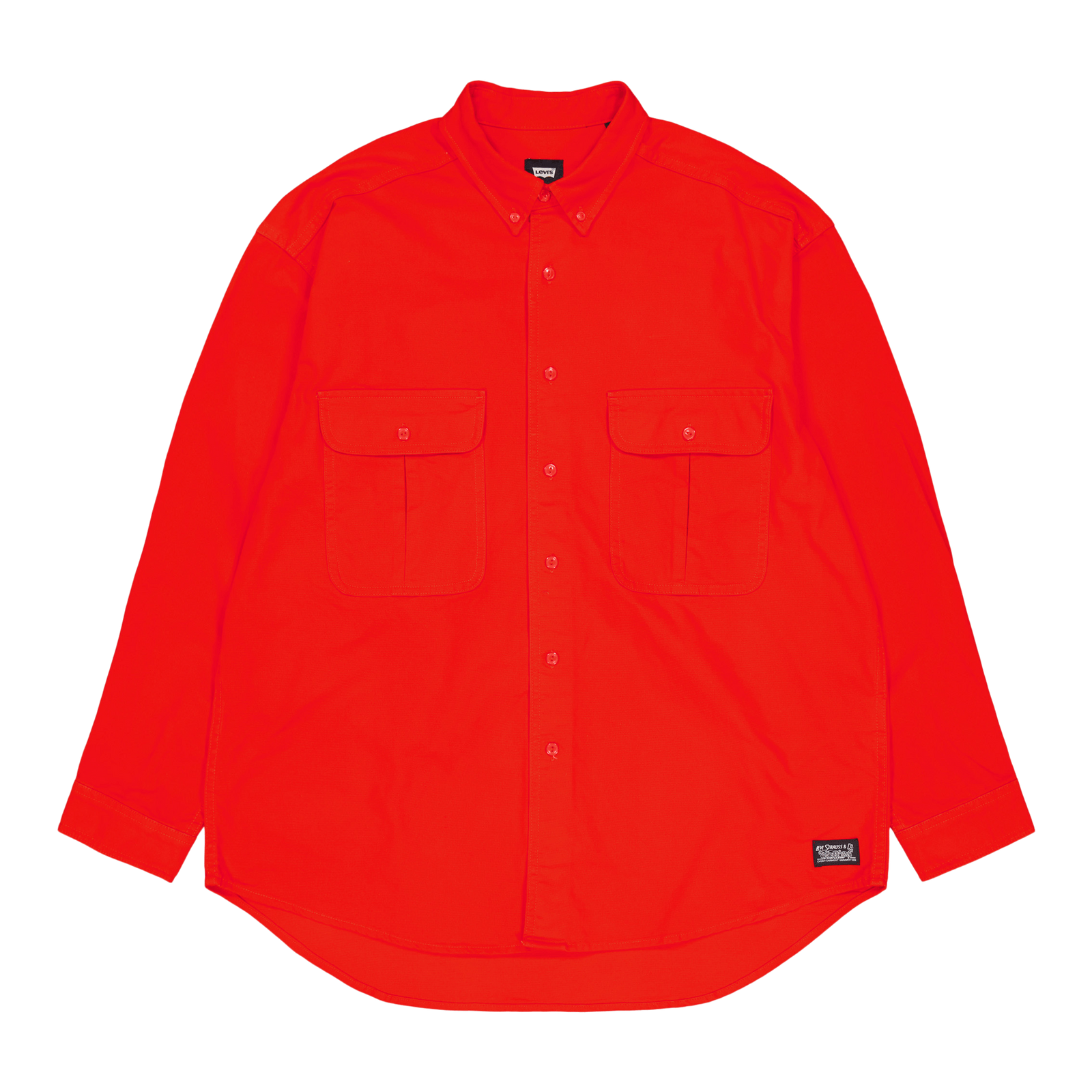 Skate L/s Woven Reds Fiery Red