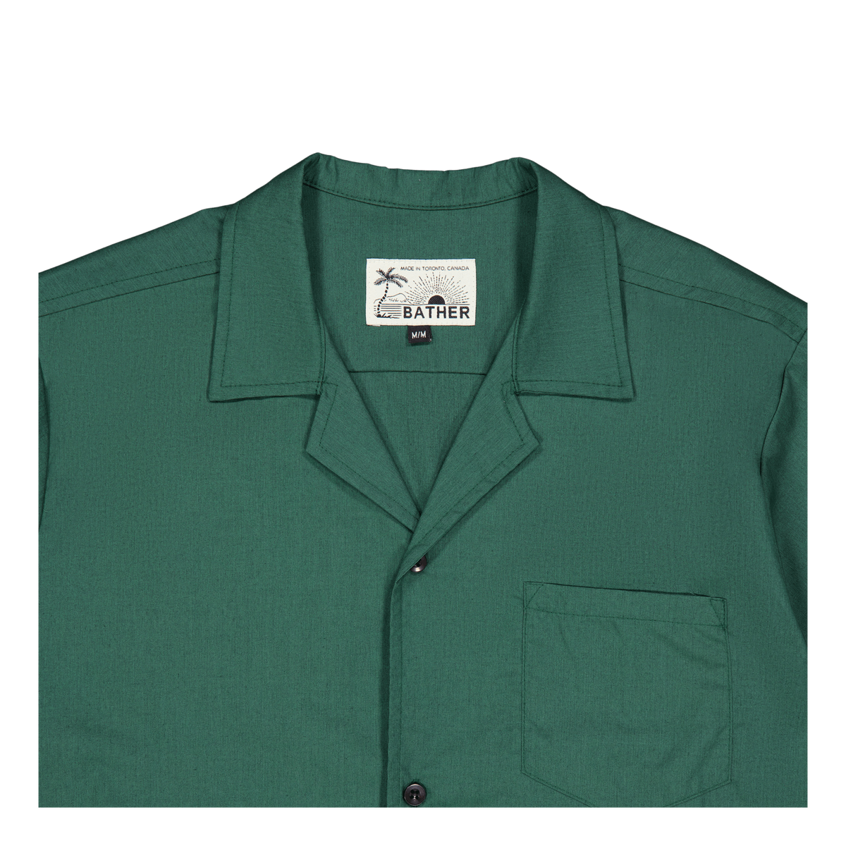 Solid Traveler Camp Shirt Pine