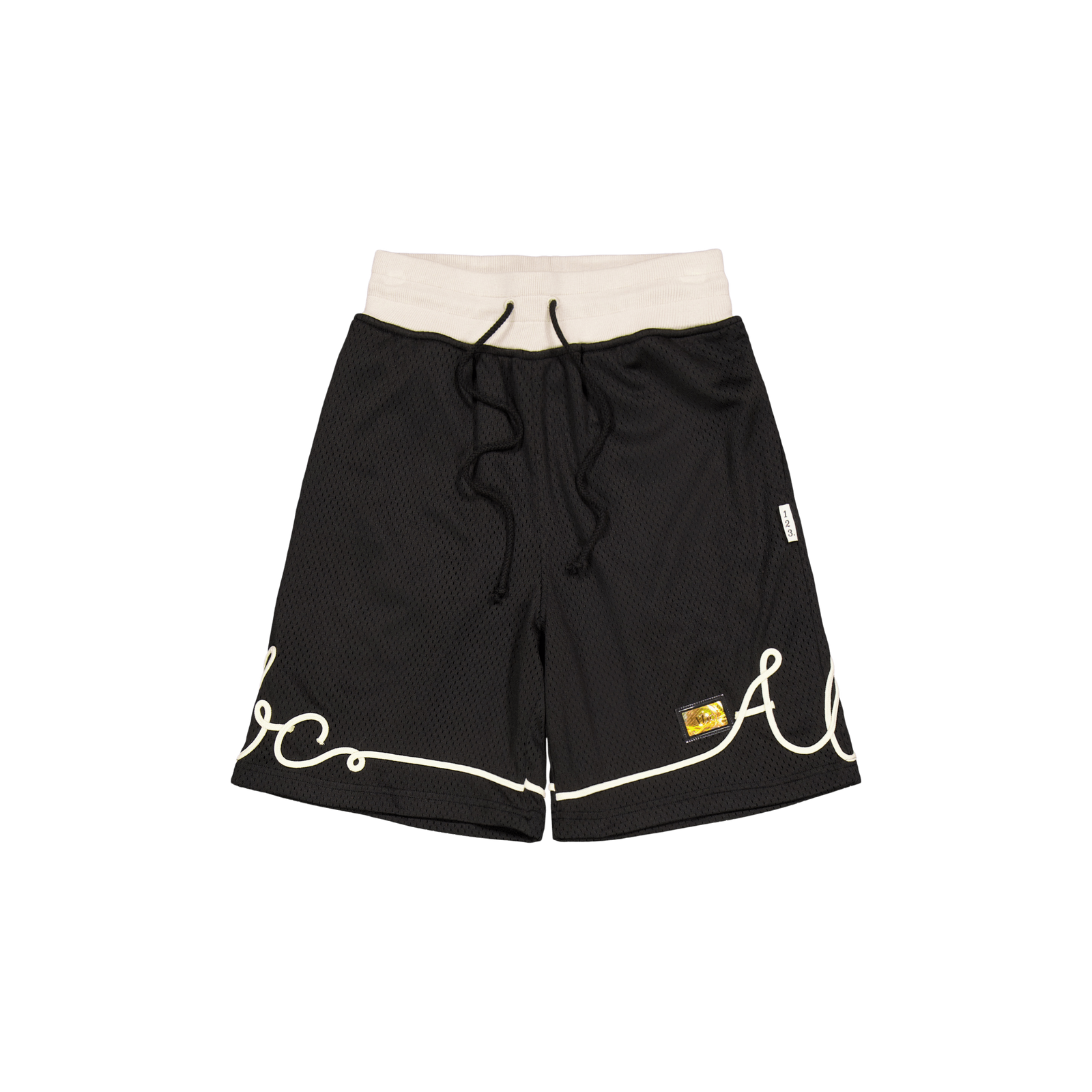 Abc. 123. Soutache Basketball  Black