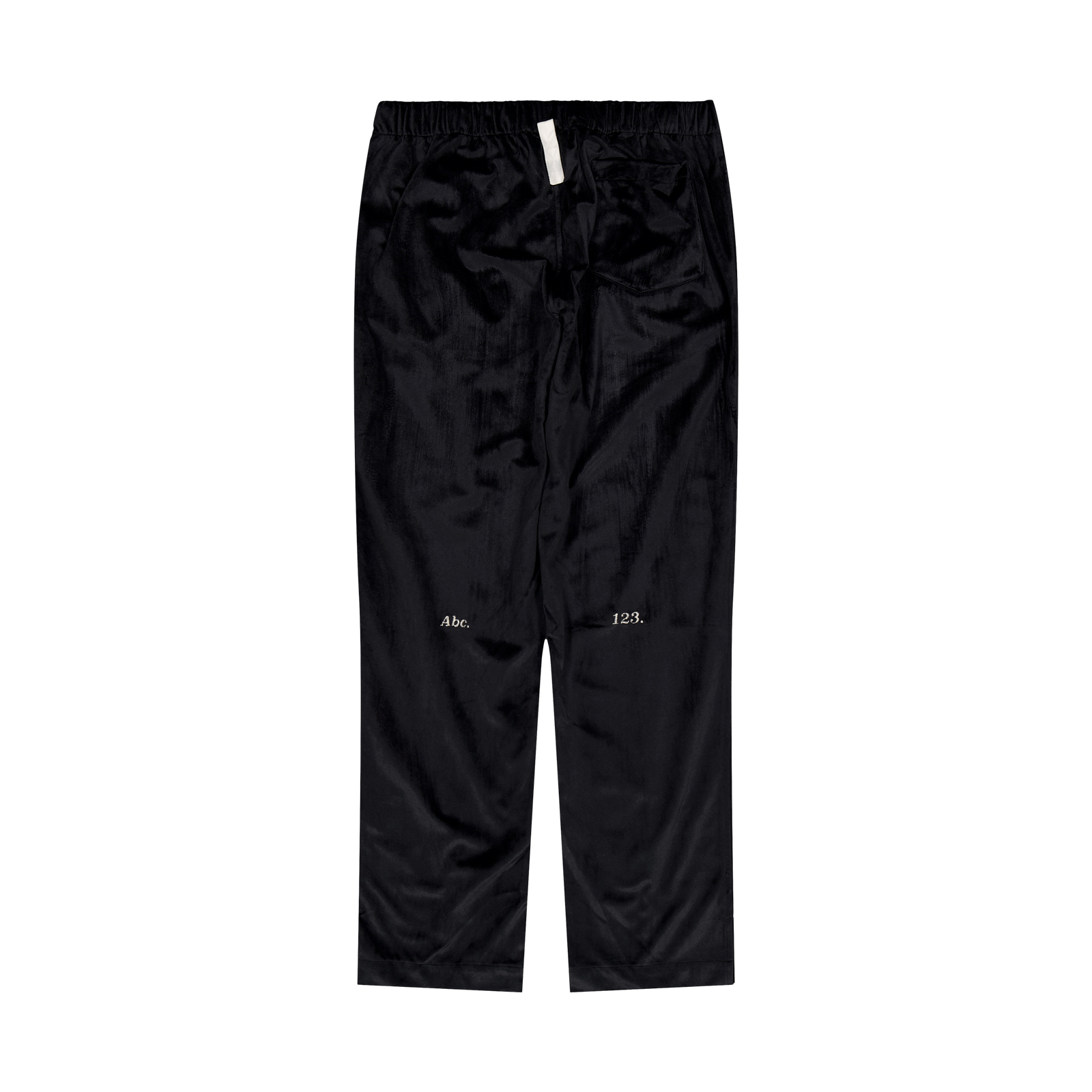 Abc. 123. Velour Studio Work P Black