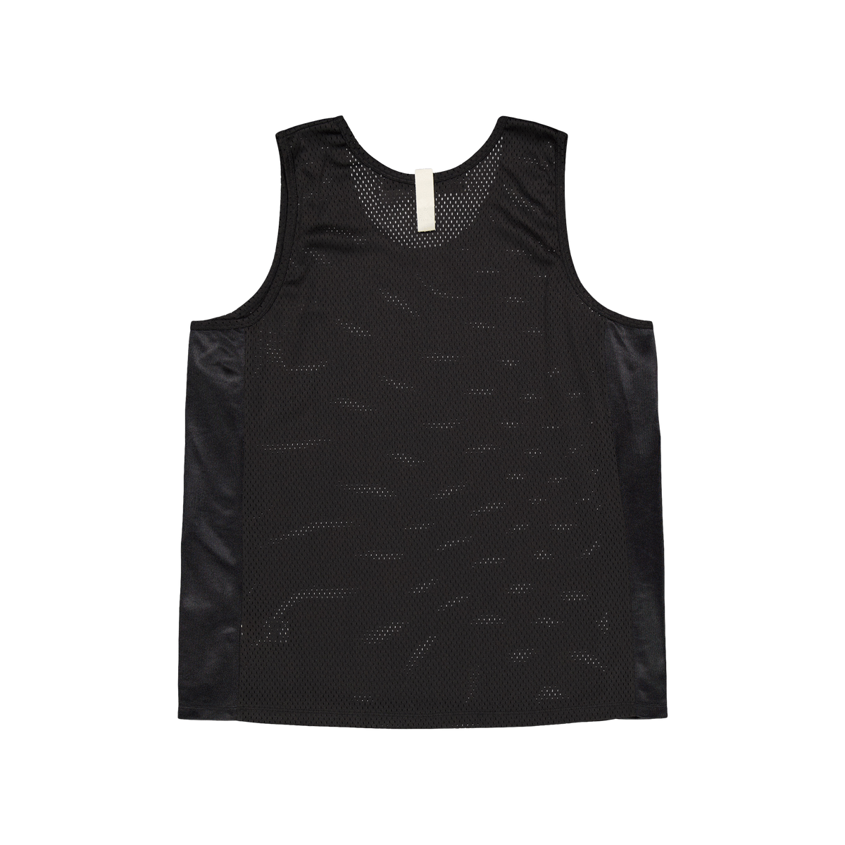 Abc. 123. Mesh Satin Tank Top Black