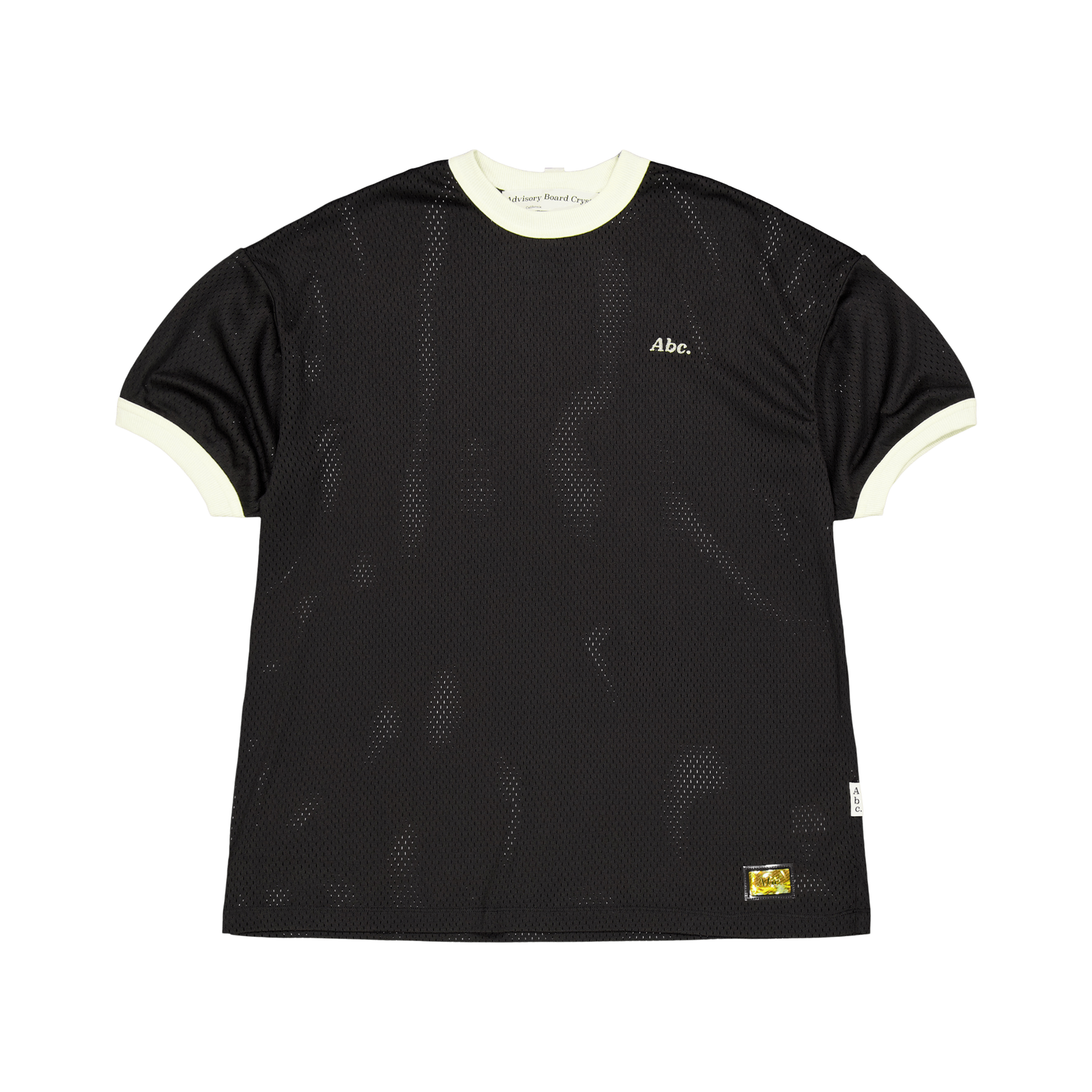 Abc. 123 Mesh Ringer T-shirt Black